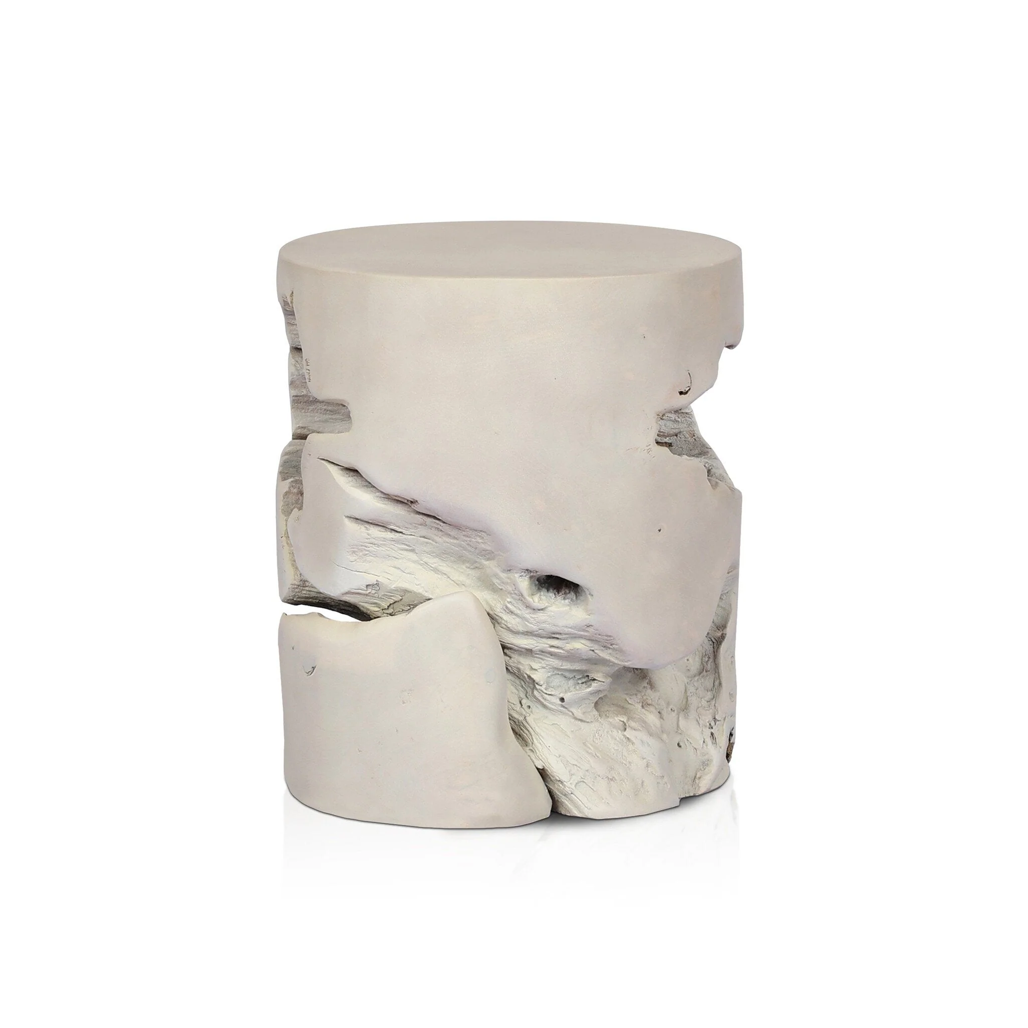 Teak Stool – Ivory Teak Root