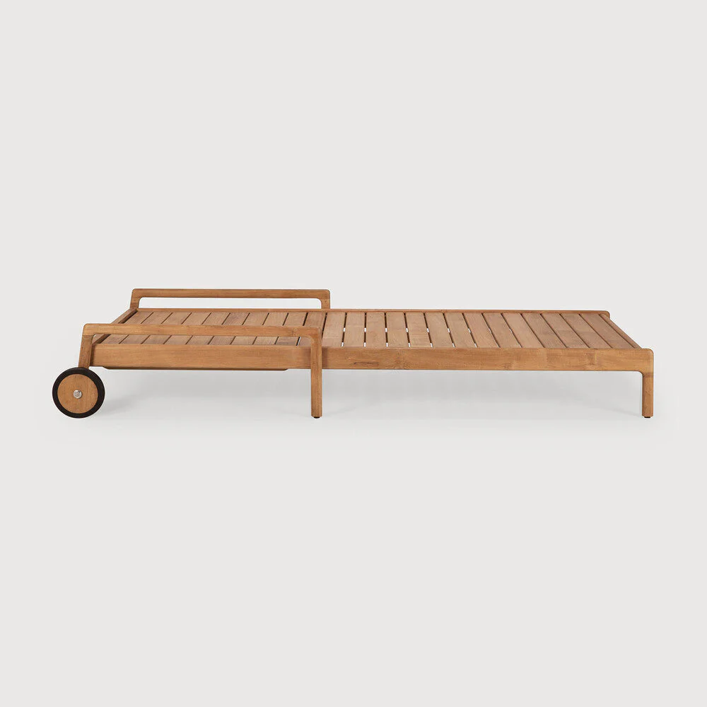 Jack Outdoor Adjustable Lounger Frame | Teak - Image 2