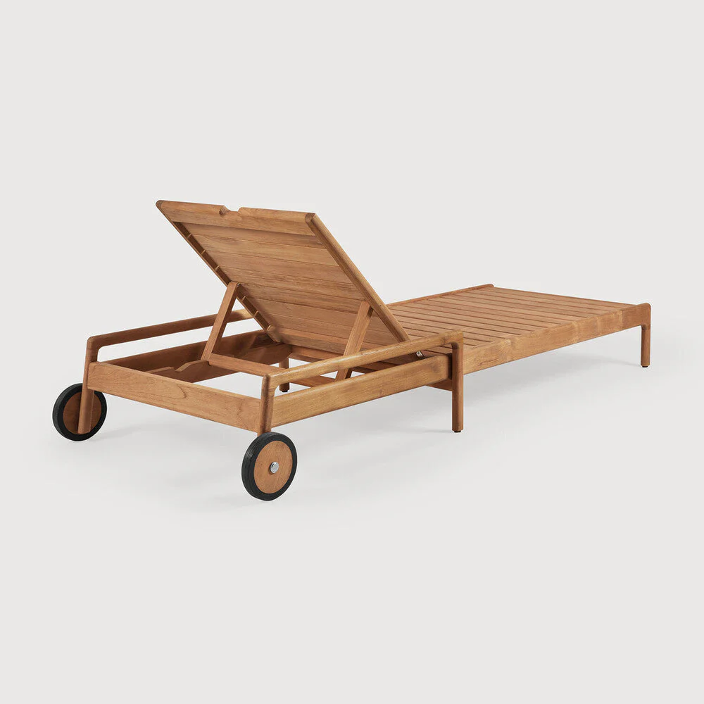 Jack Outdoor Adjustable Lounger Frame | Teak - Image 3