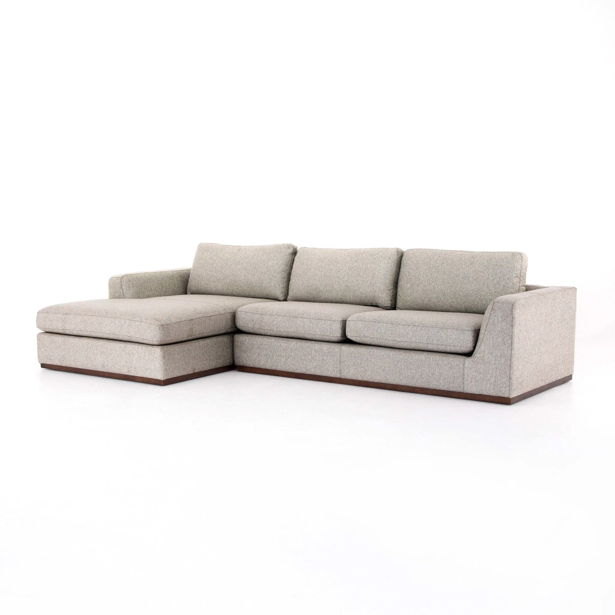 Colt 2-Piece Sectional - Aldred Silver | LAF - Image 2