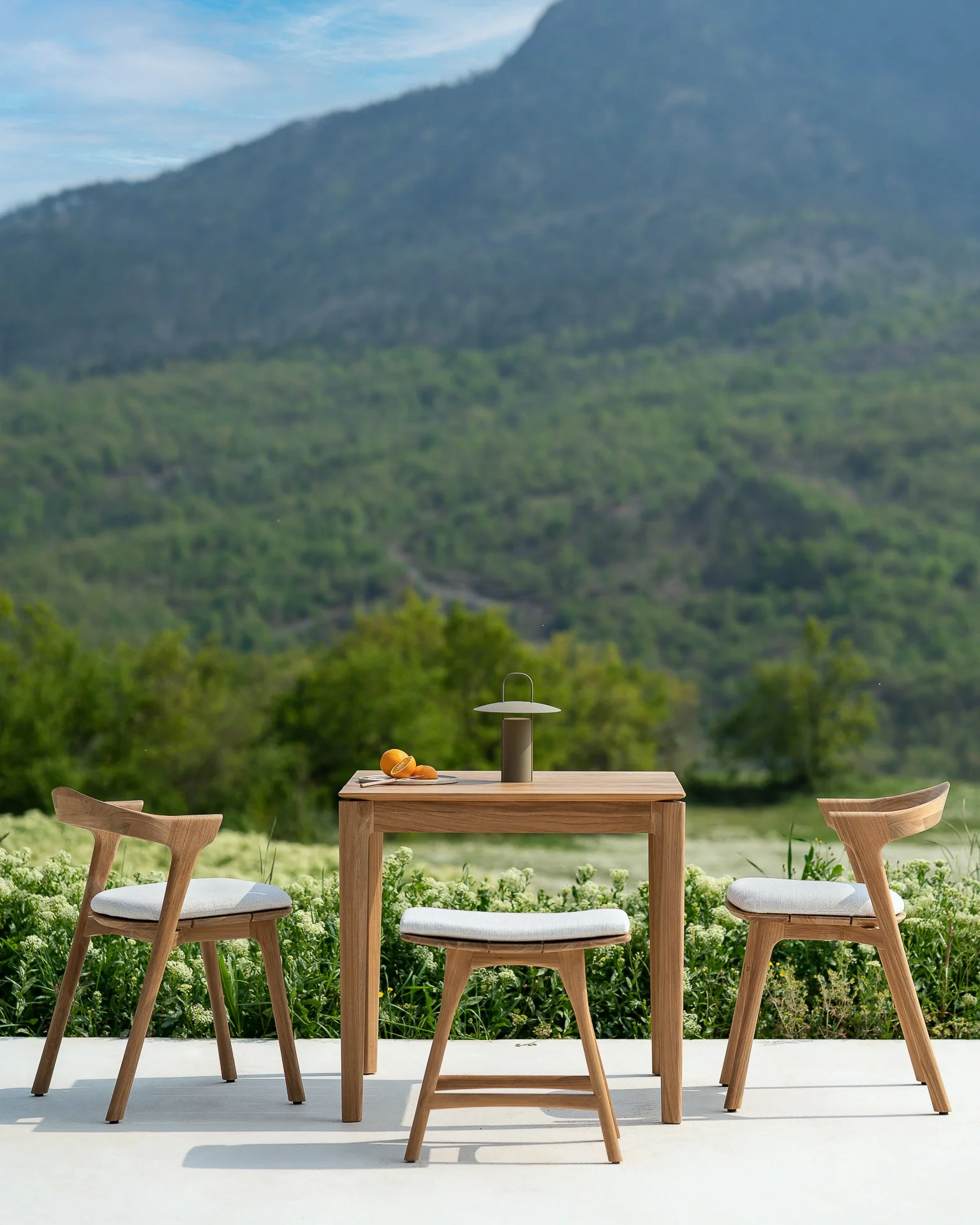 Bok Outdoor Dining Table | Teak | Square - Image 3