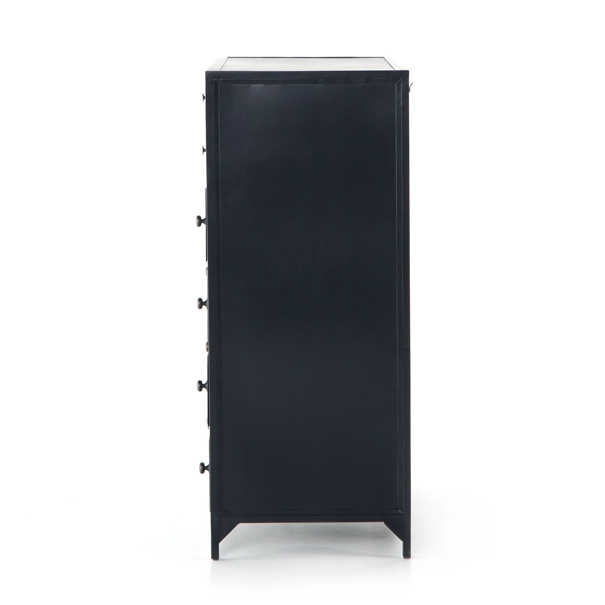Belmont 8 Drawer Tall Dresser - Black - Image 3