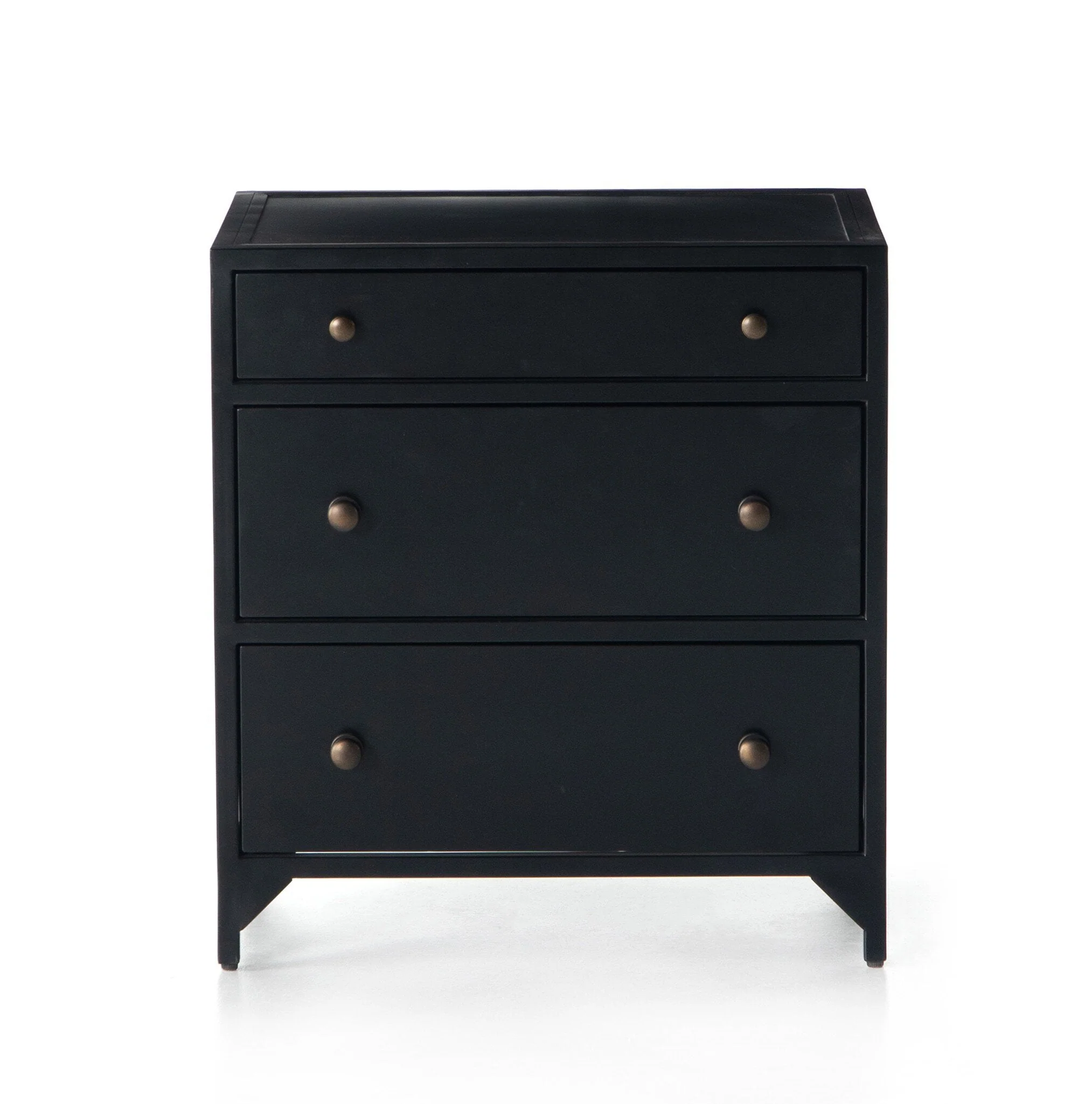Belmont Storage Nightstand - Black - Image 1
