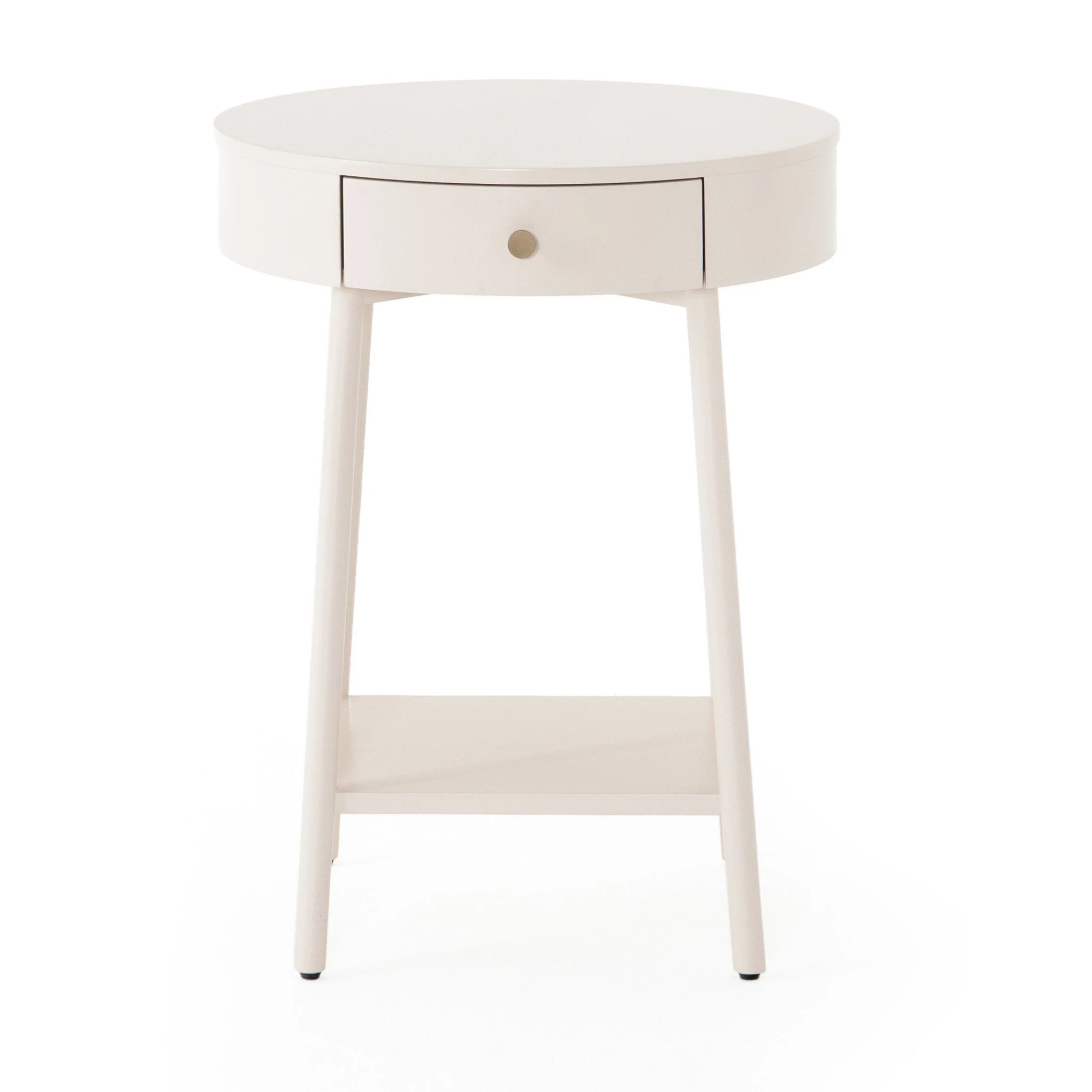 Van Nightstand - Matte Alabaster - Image 1