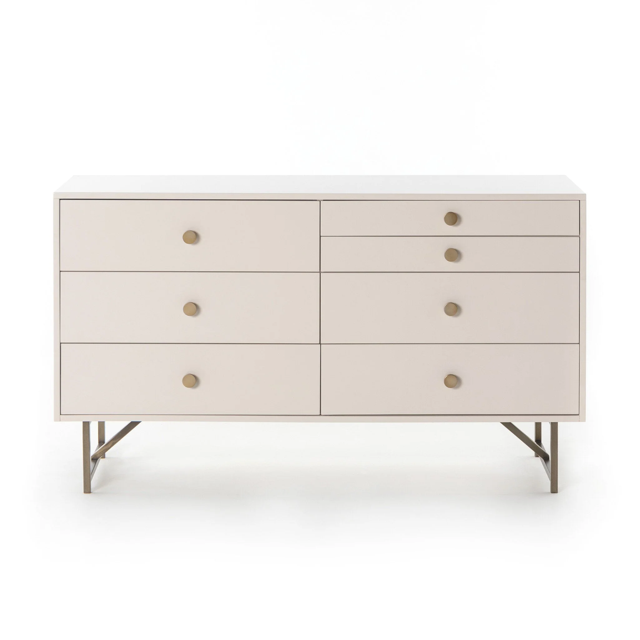 Van 7 Drawer Dresser - Matte Alabaster - Image 1
