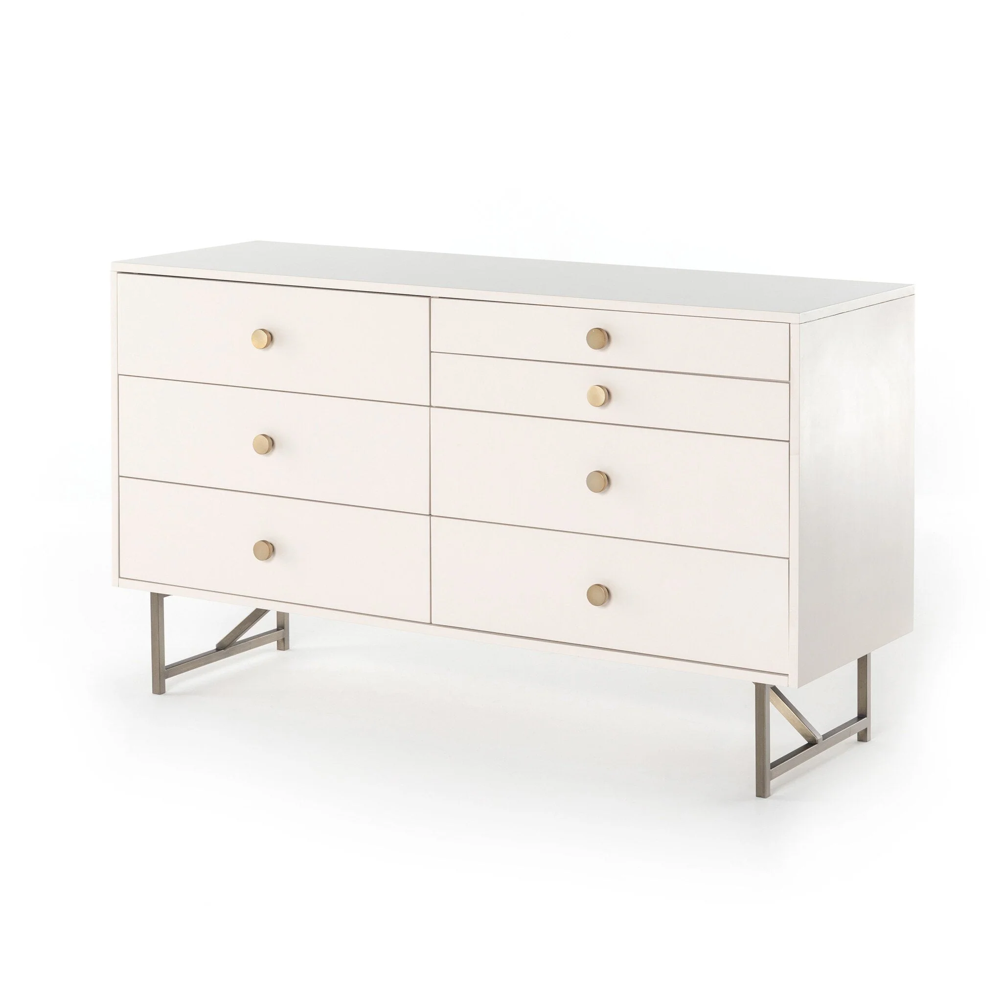 Van 7 Drawer Dresser - Matte Alabaster - Image 2
