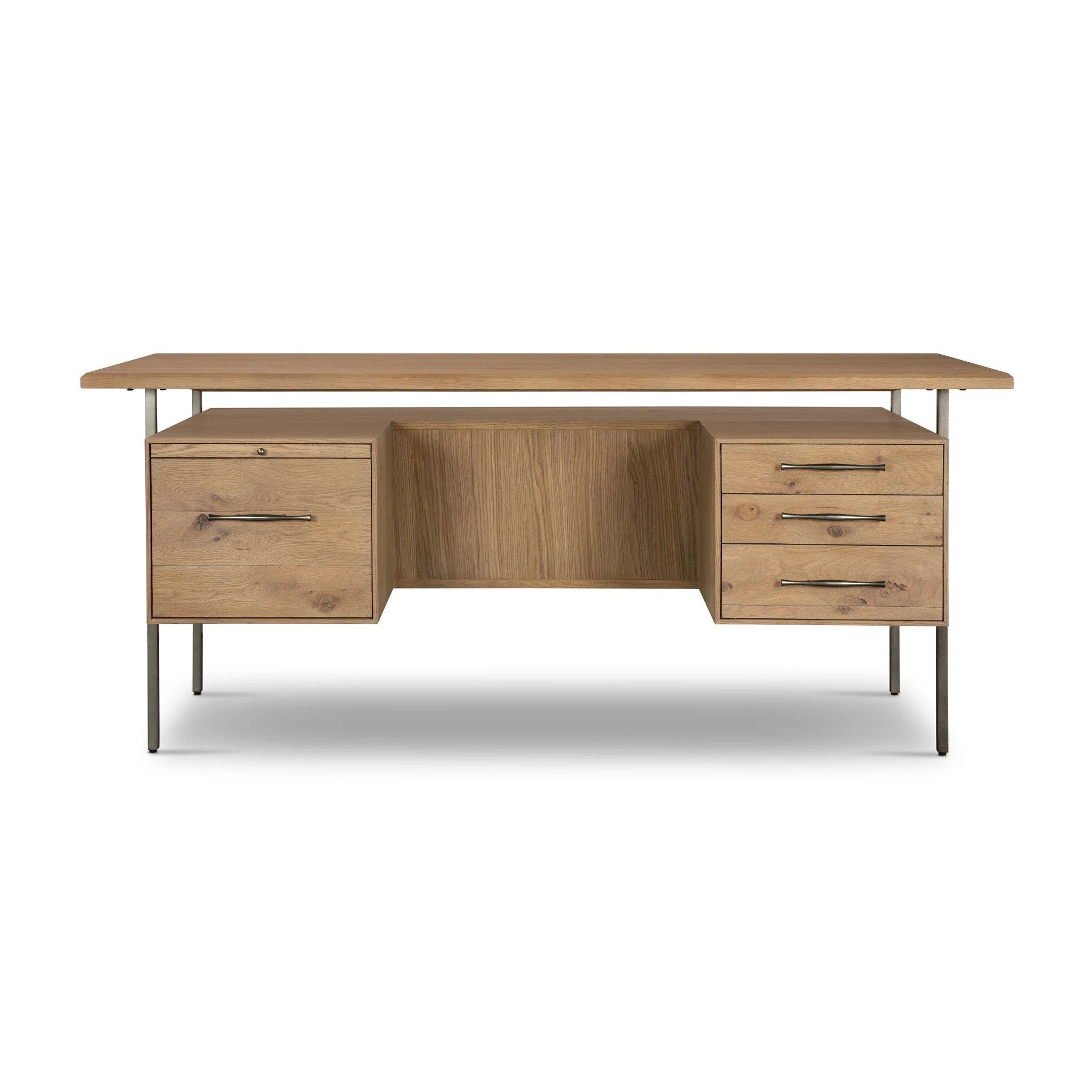 Lauren Desk – Natural Resawn Oak