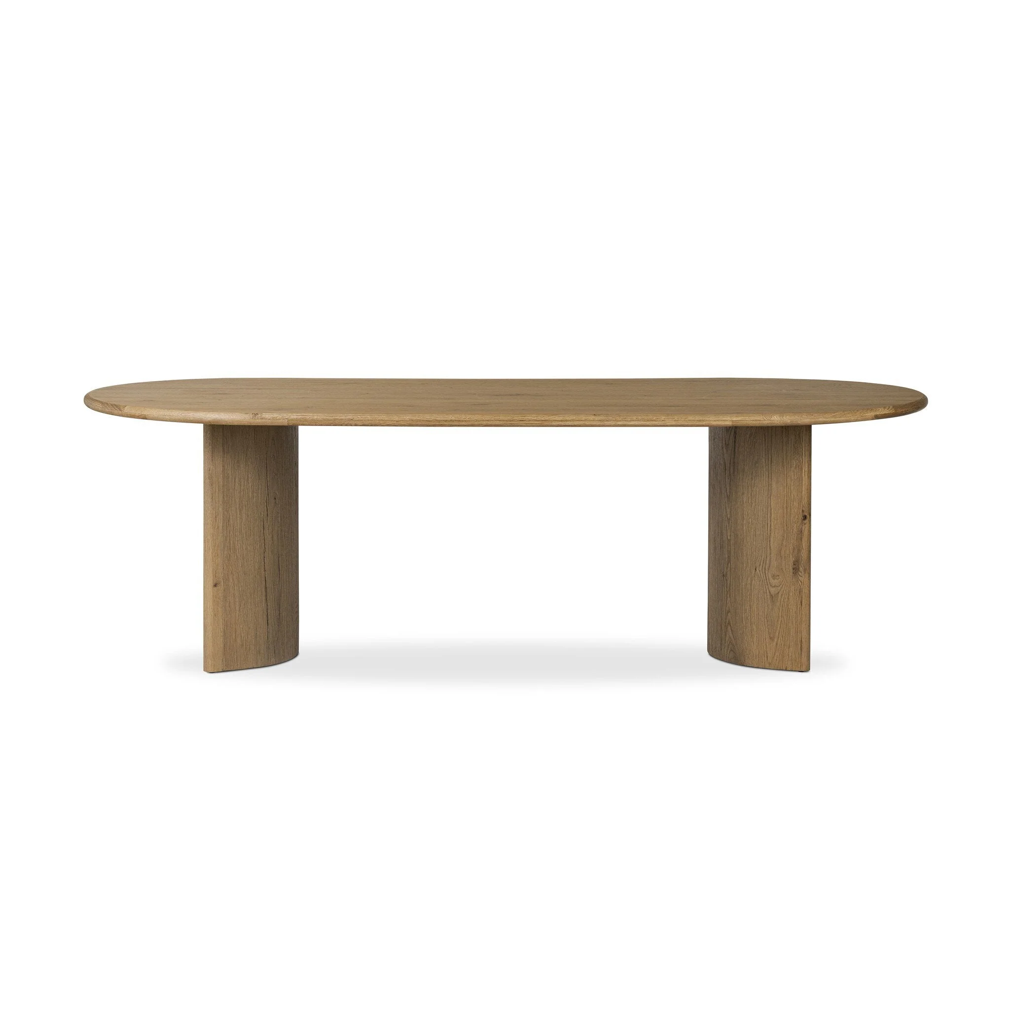 Paden Dining Table - Worn Oak Veneer | 94" - Image 1