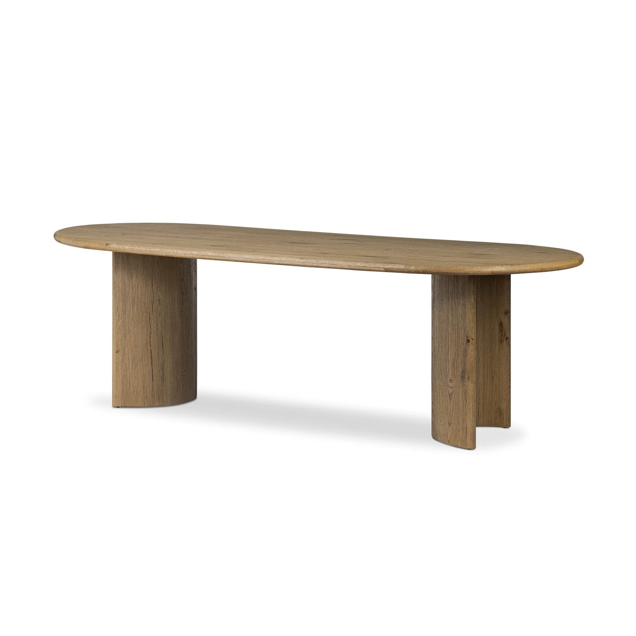 Paden Dining Table - Worn Oak Veneer | 94" - Image 2