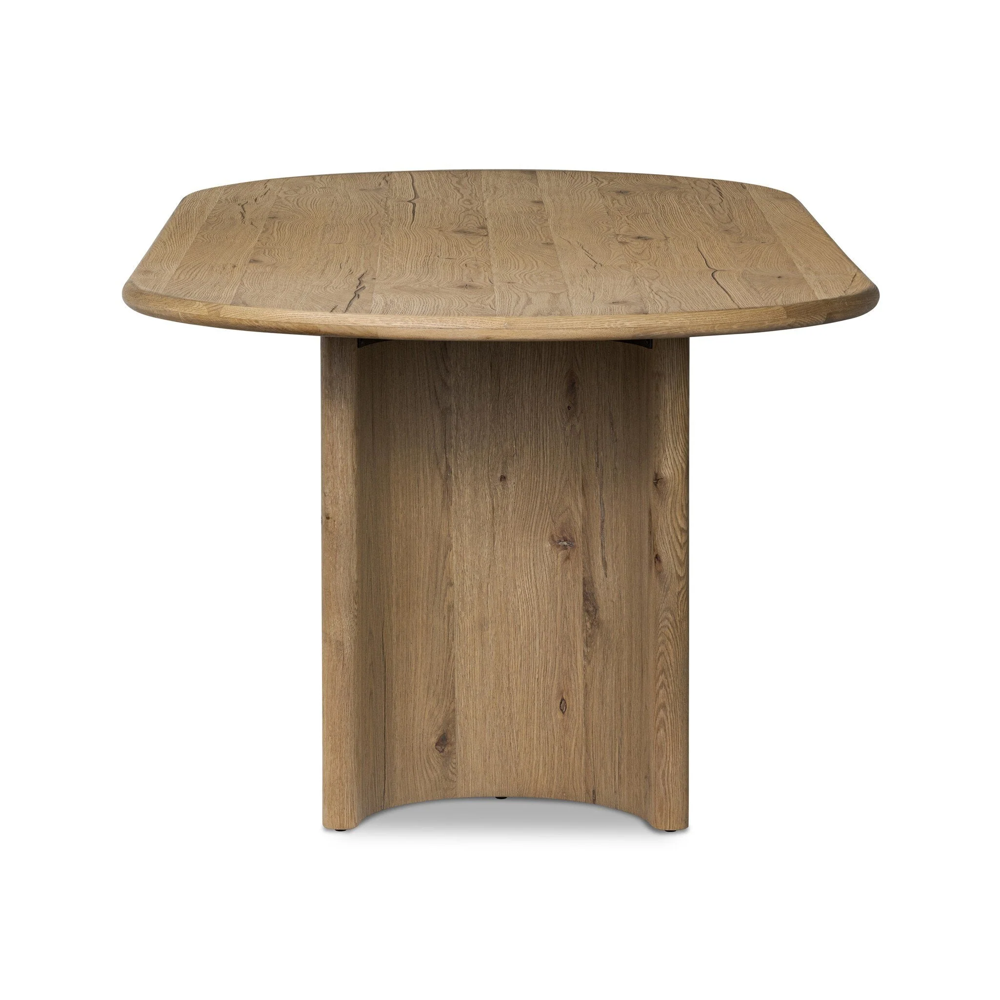 Paden Dining Table - Worn Oak Veneer | 94" - Image 3