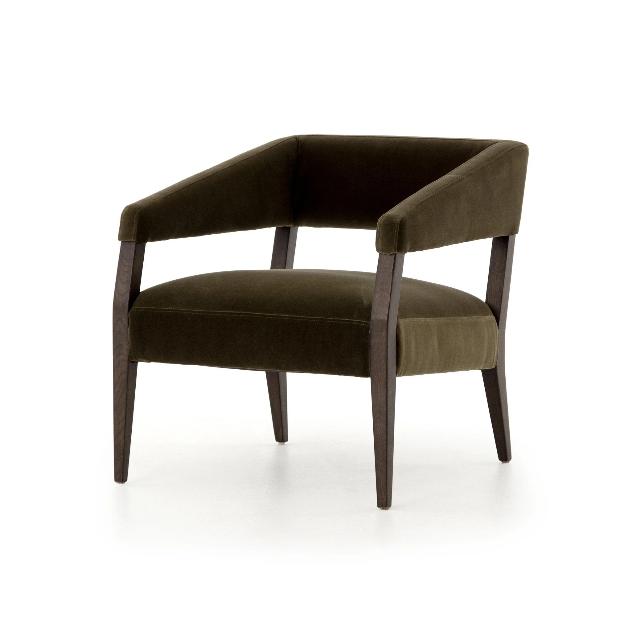 Gary Club Chair - Surrey Olive - Image 2