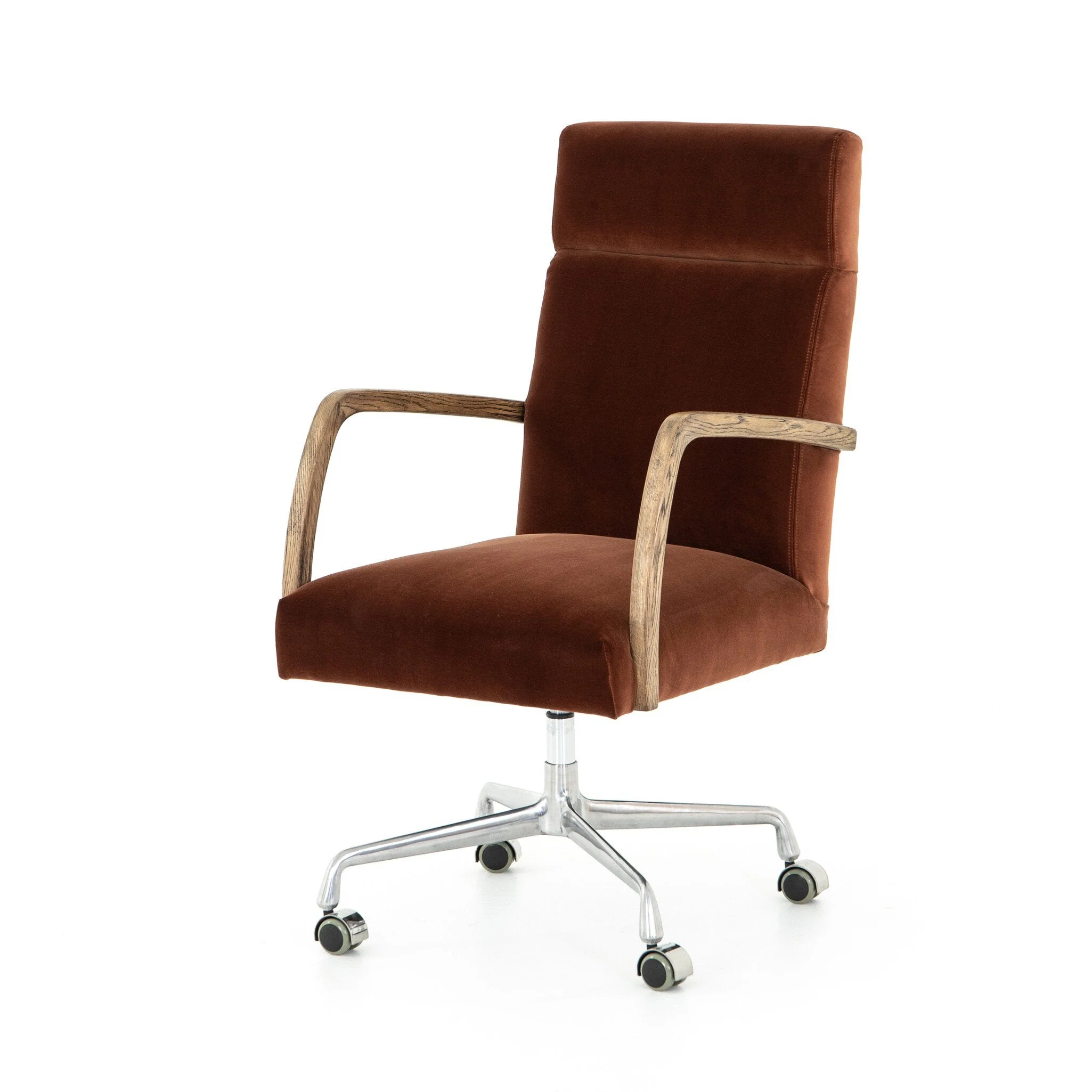 Bryson Desk Chair - Surrey Auburn - Image 2