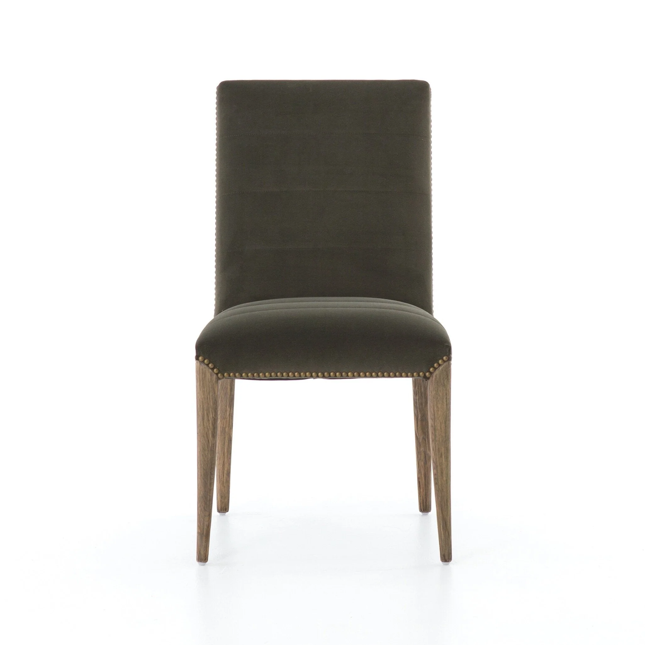 Nate Dining Chair - Modern Velvet Loden - Image 1