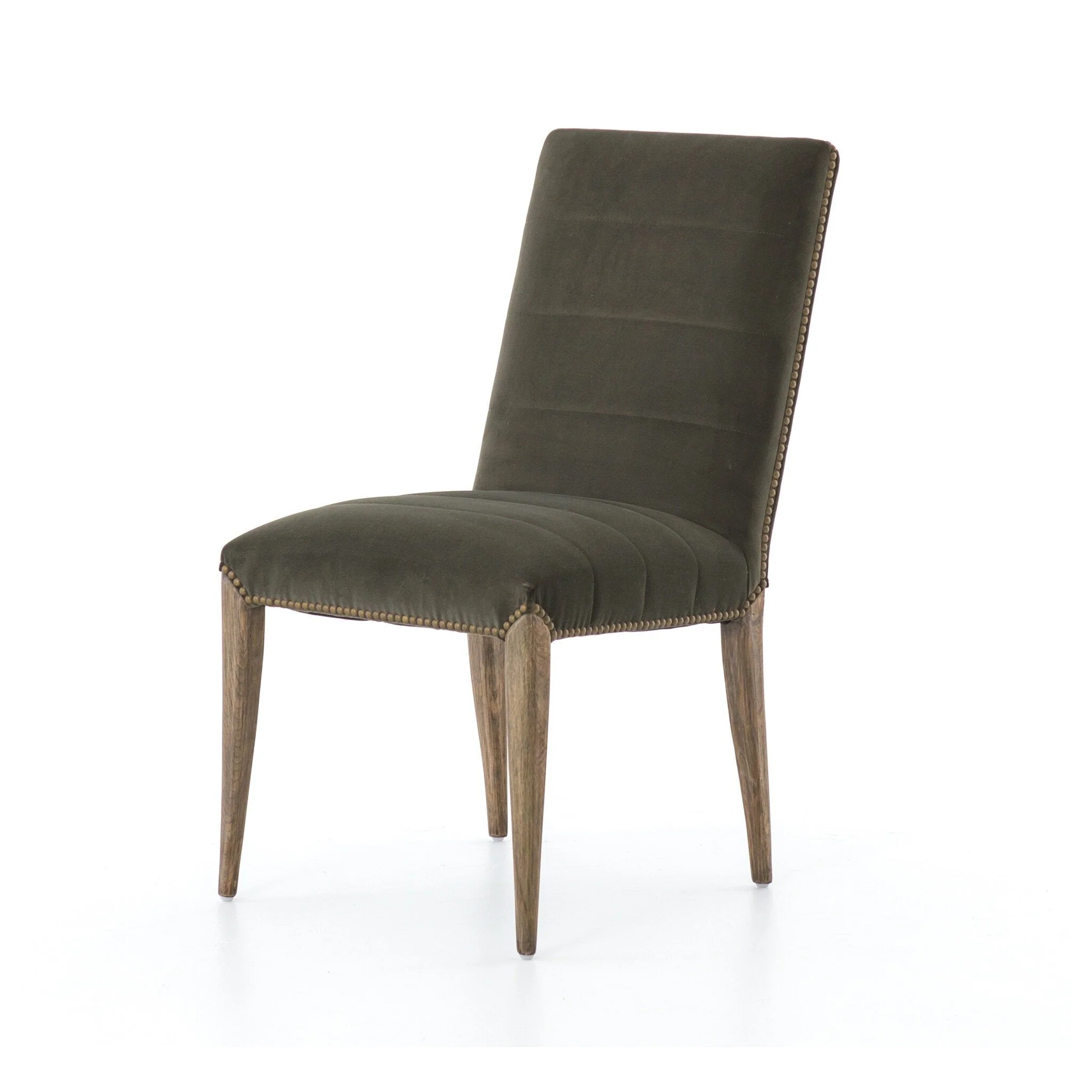 Nate Dining Chair - Modern Velvet Loden - Image 2