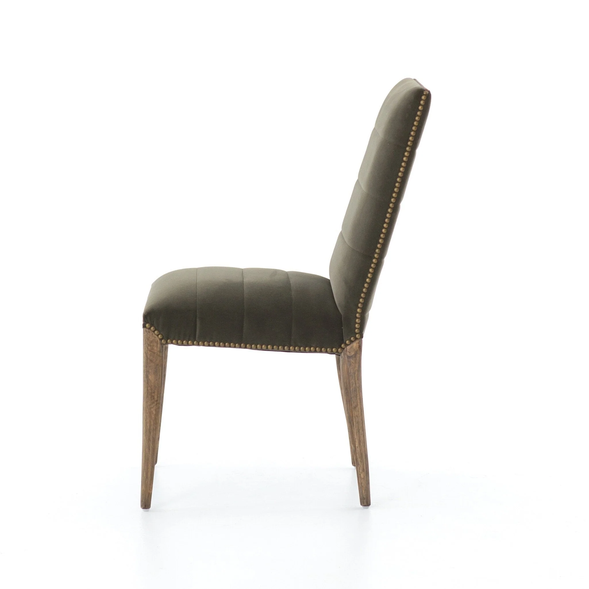Nate Dining Chair - Modern Velvet Loden - Image 3