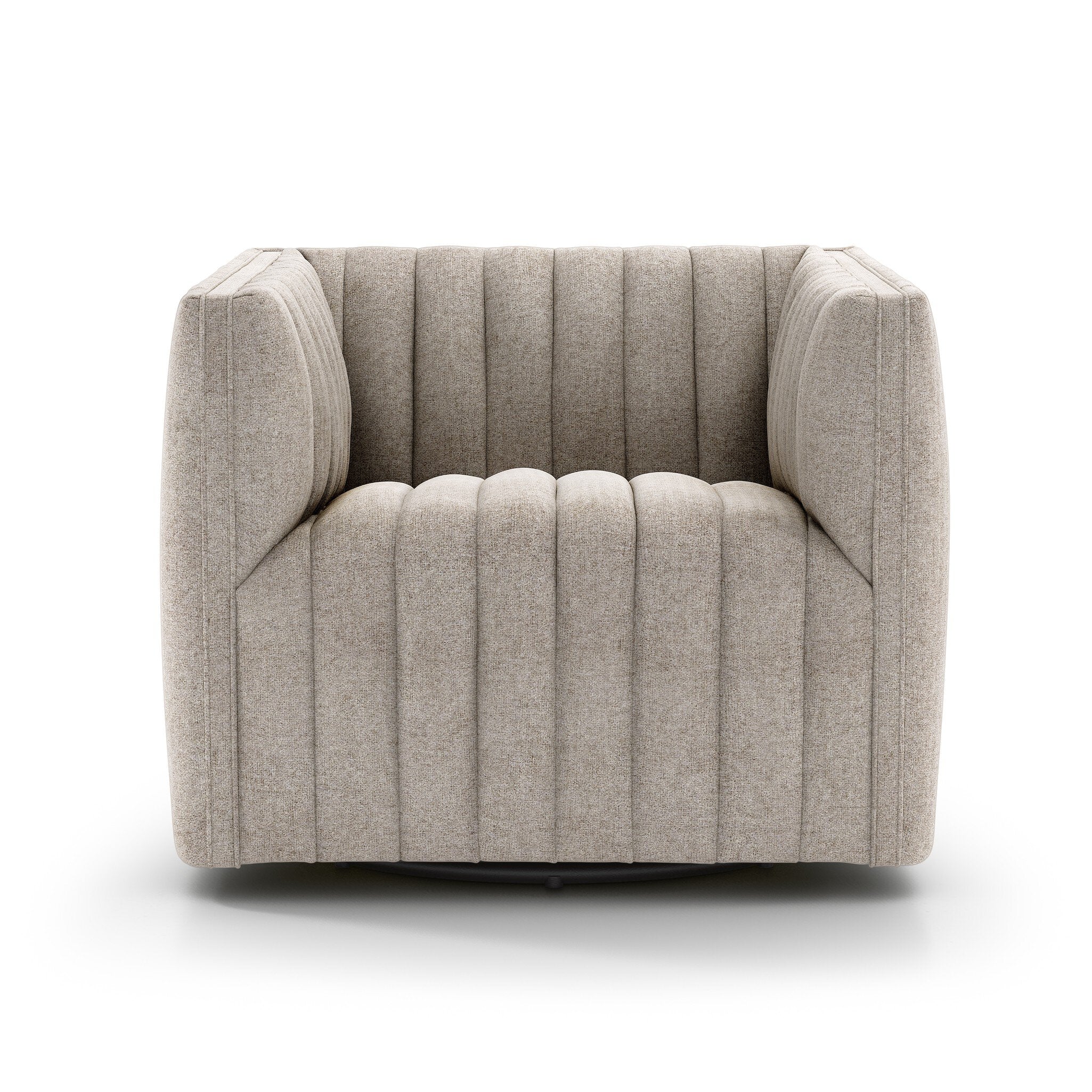 Augustine Swivel Chair - Orly Natural - Image 1