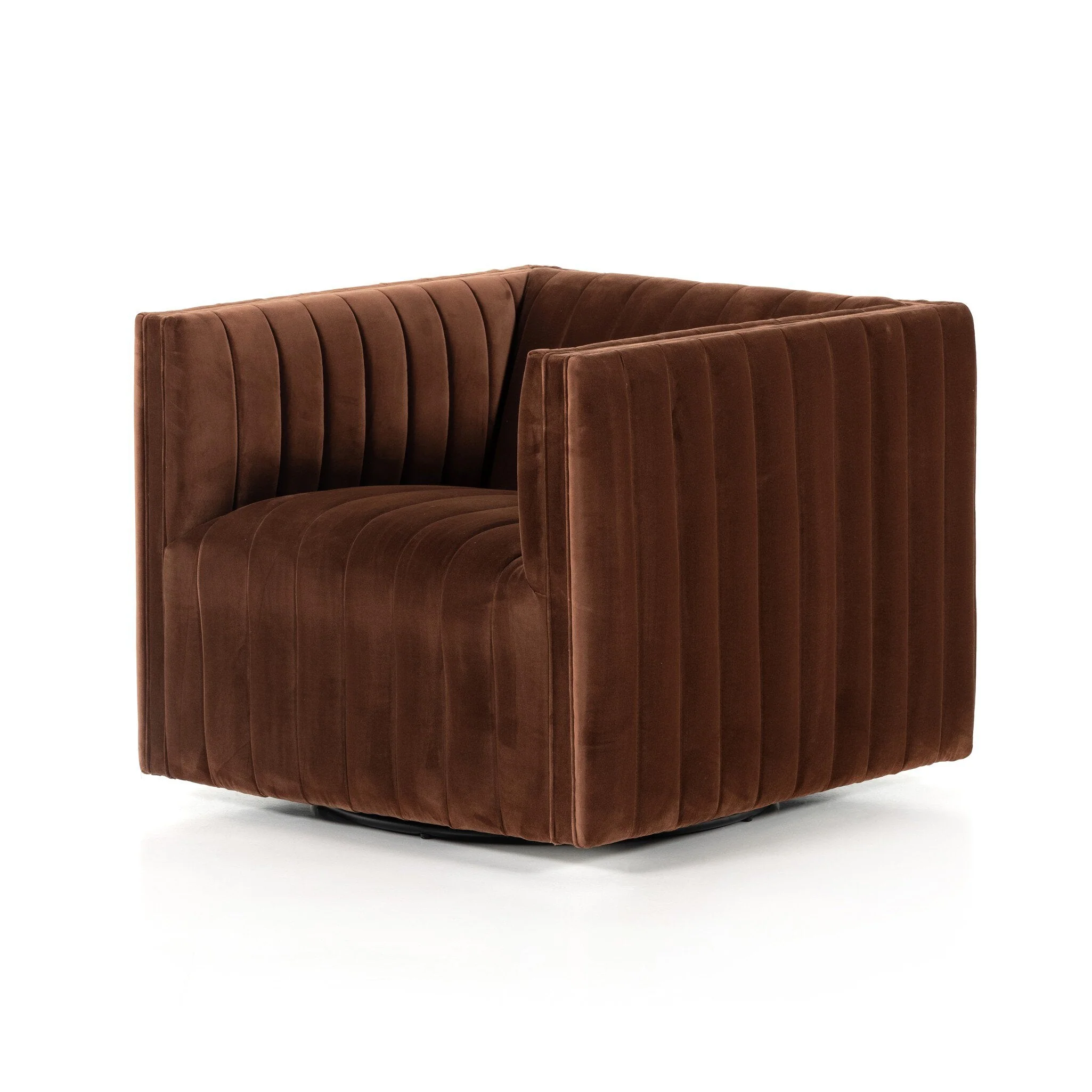 Augustine Swivel Chair - Surrey Auburn - Image 2