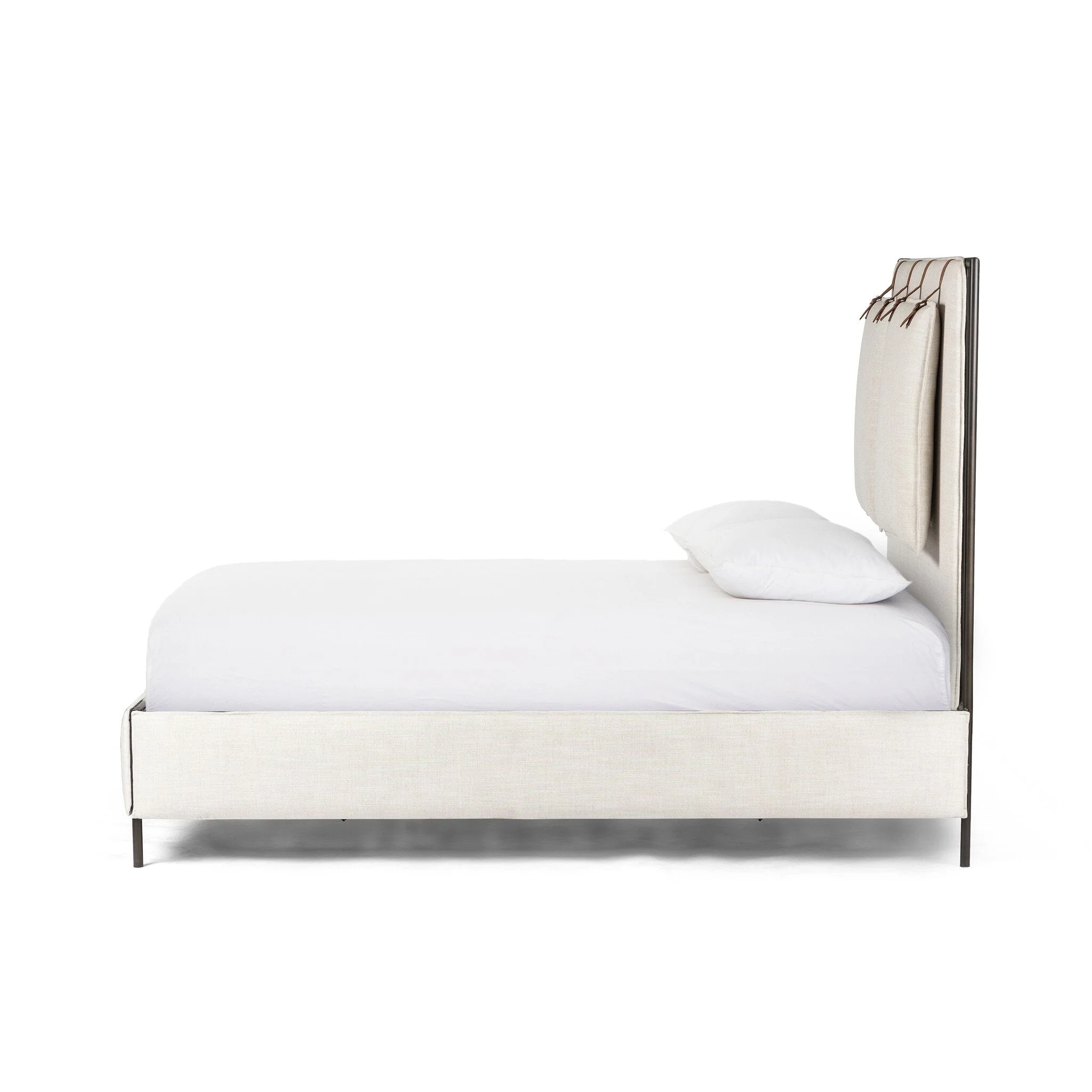 Leigh Upholstered Bed - Hockney Ivory | King - Image 3