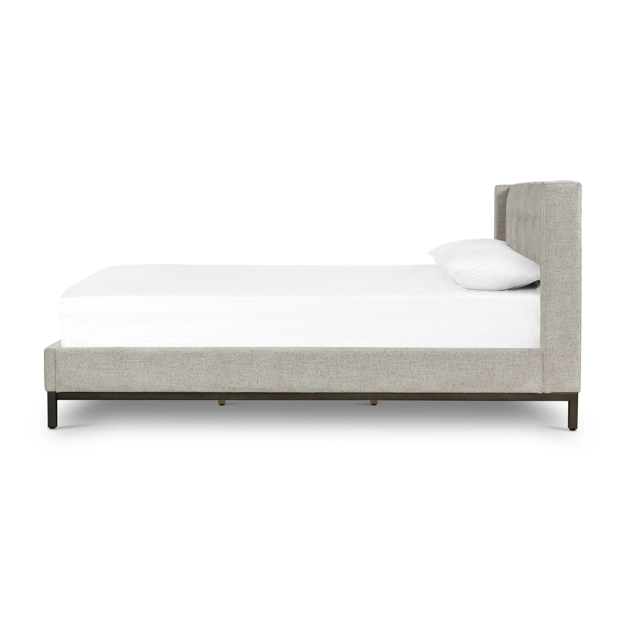 Newhall Bed - Plushtone Linen | Queen - Image 3