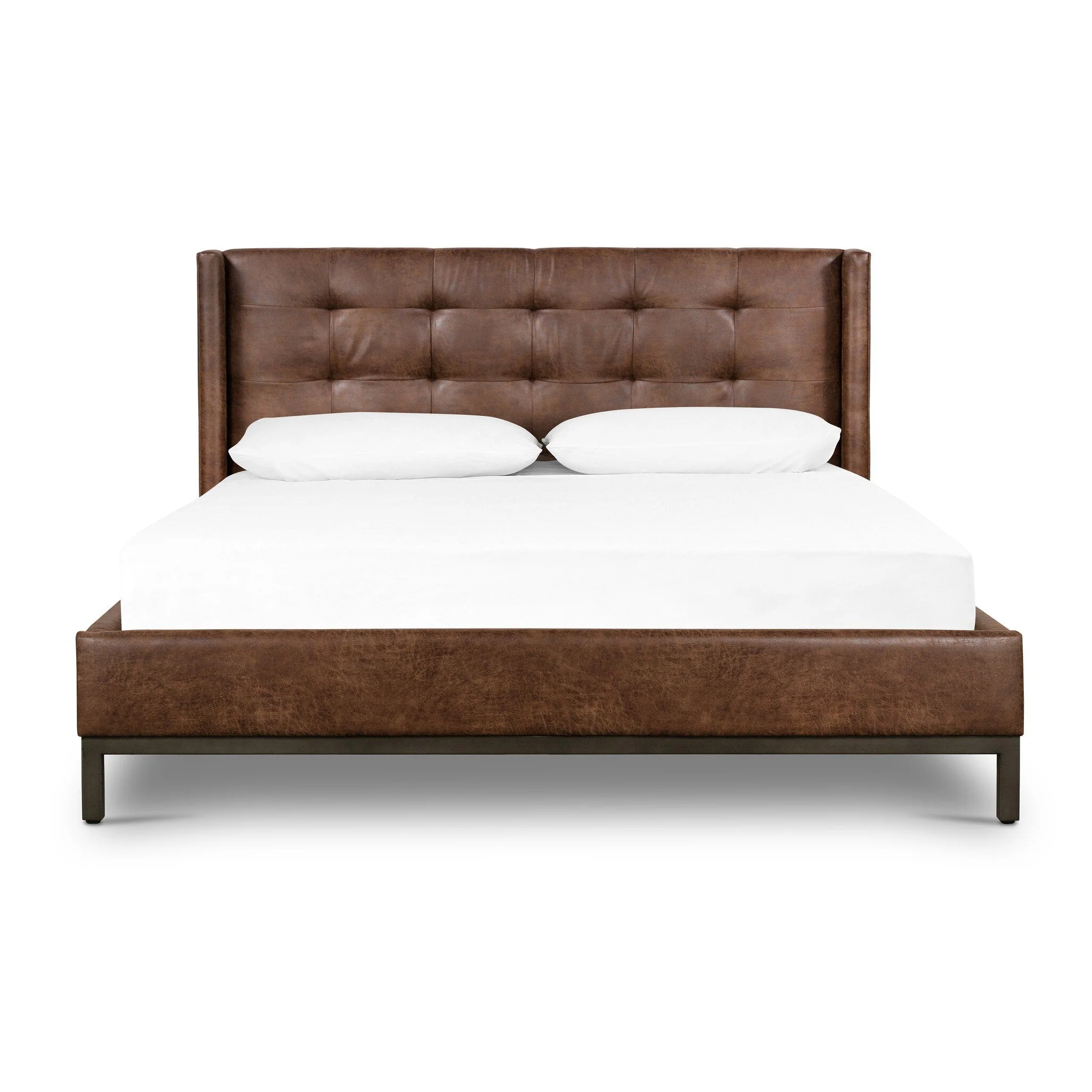 Newhall Bed - Vintage Tobacco | King - Image 1