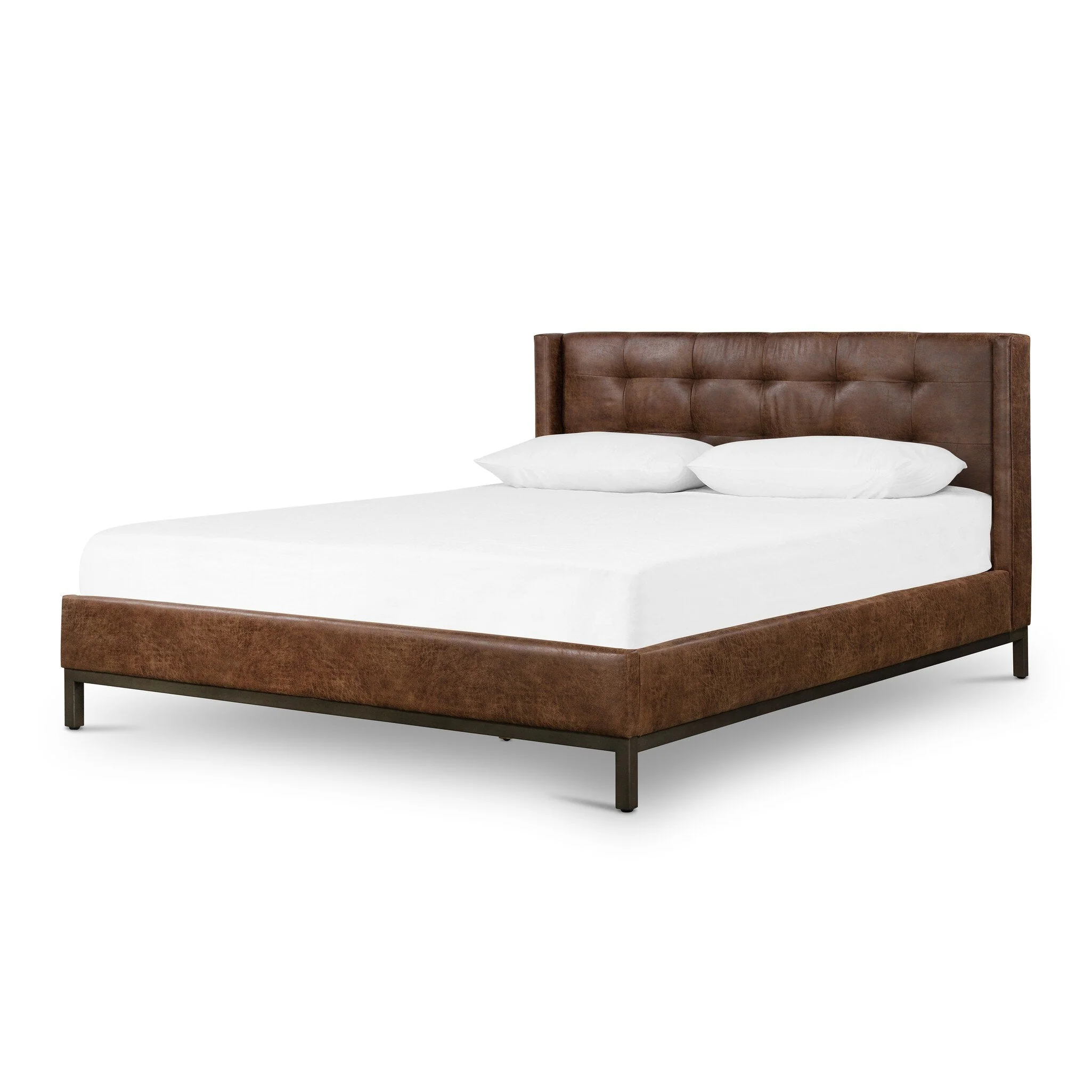 Newhall Bed - Vintage Tobacco | King - Image 2