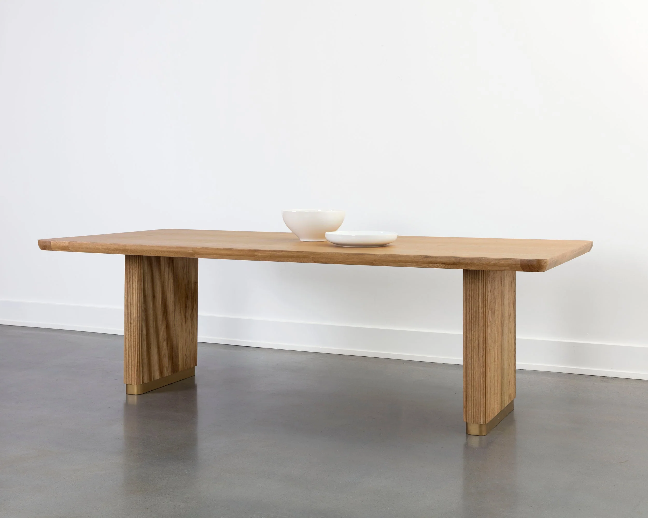 Kalla Dining Table - Rectangular - Rustic Oak - 96" - Image 3