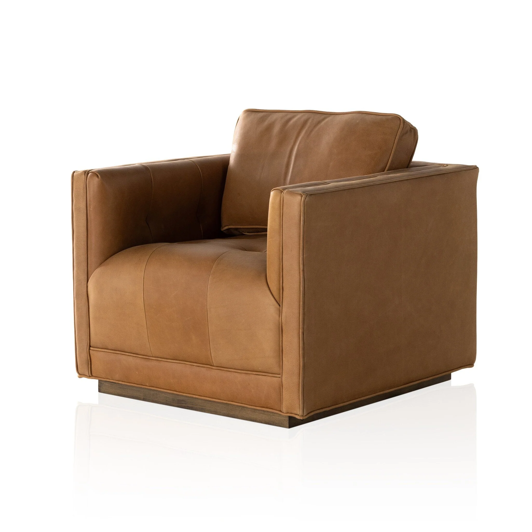 Kiera Swivel Chair - Palermo Cognac - Image 2