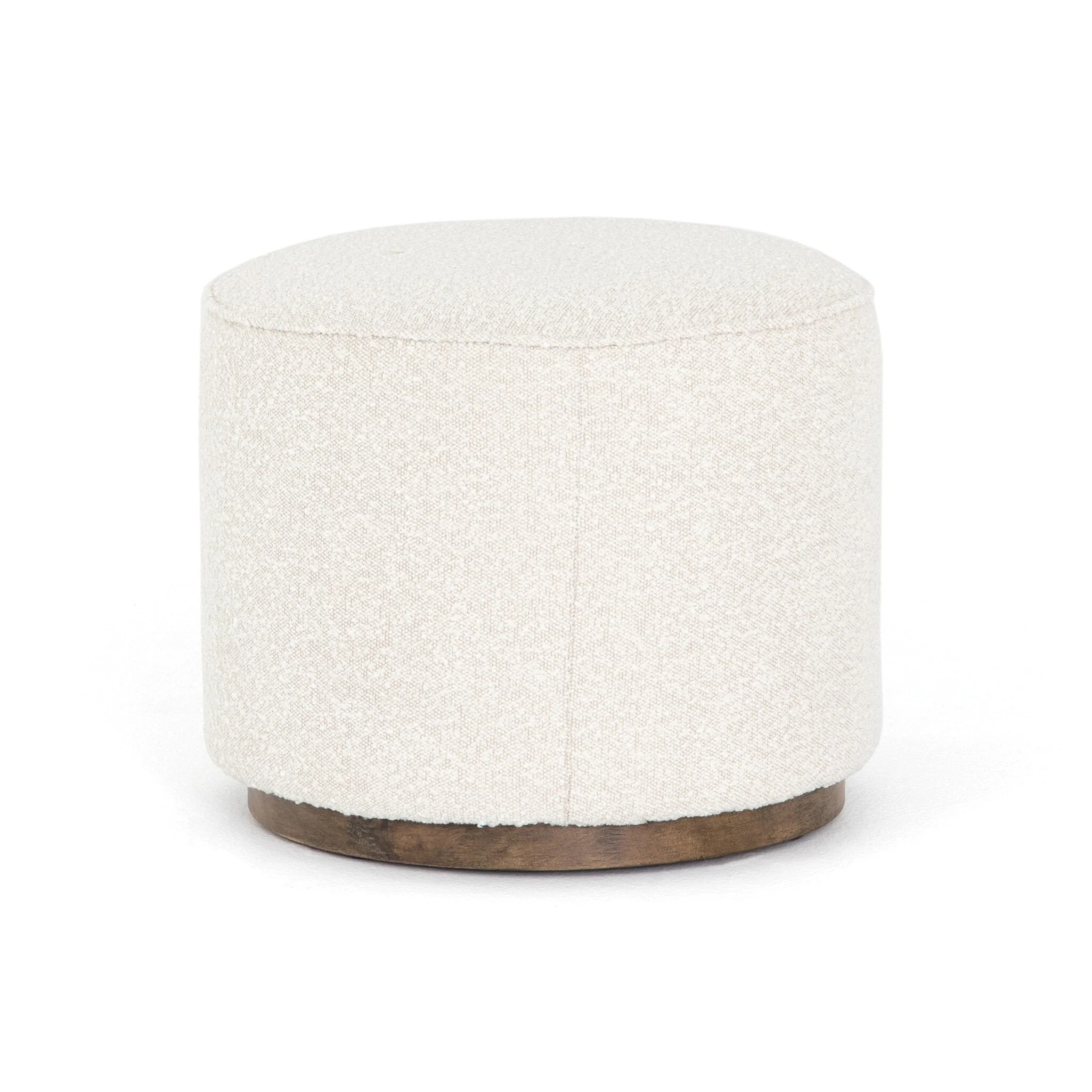 Sinclair Round Ottoman - Knoll Natural - Image 1