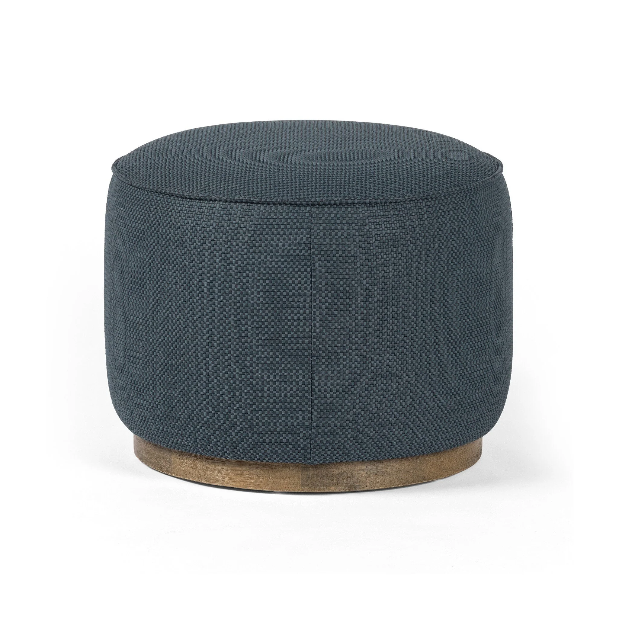 Sinclair Round Ottoman - Fresno Cobalt - Image 2