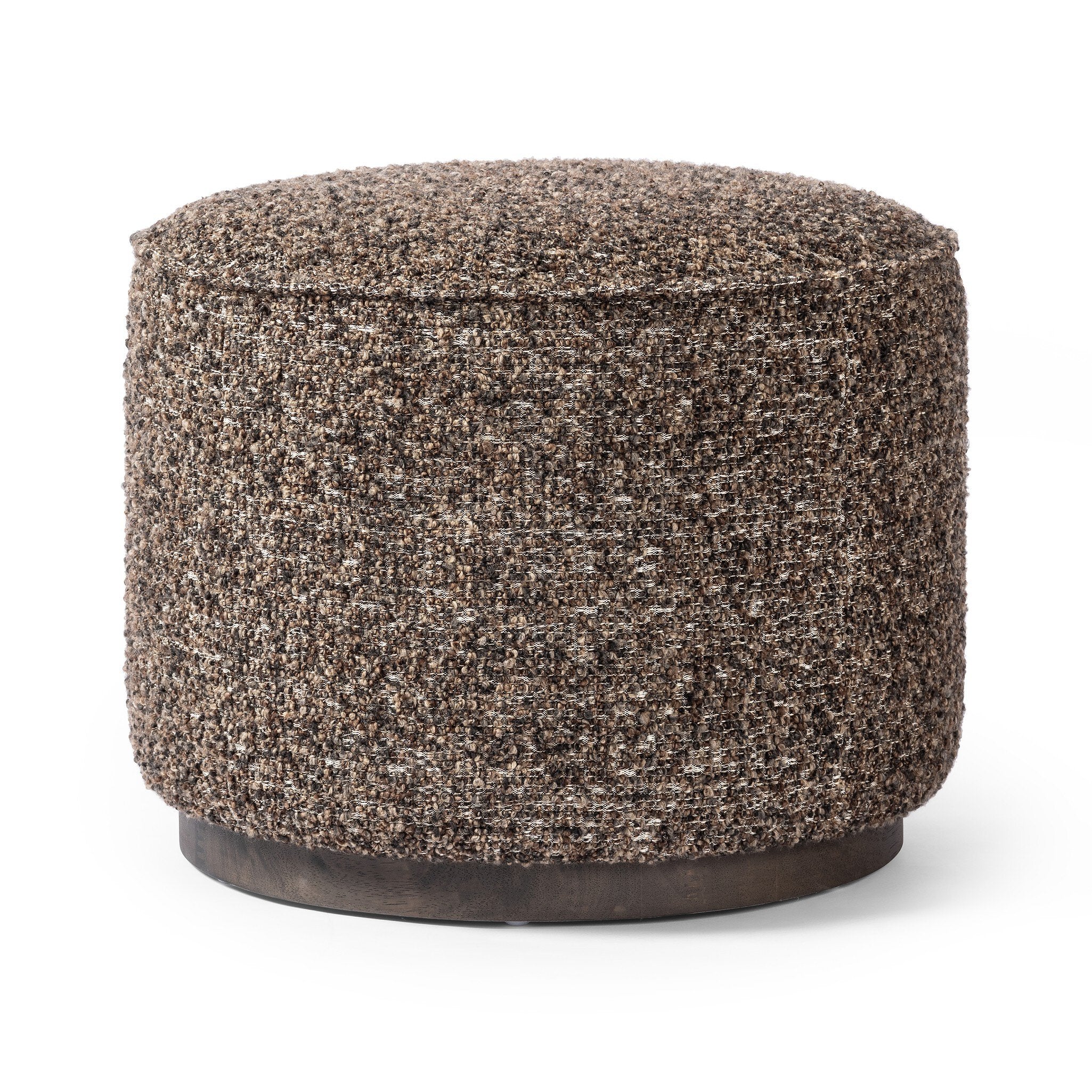 Sinclair Round Ottoman – Ivan Granite