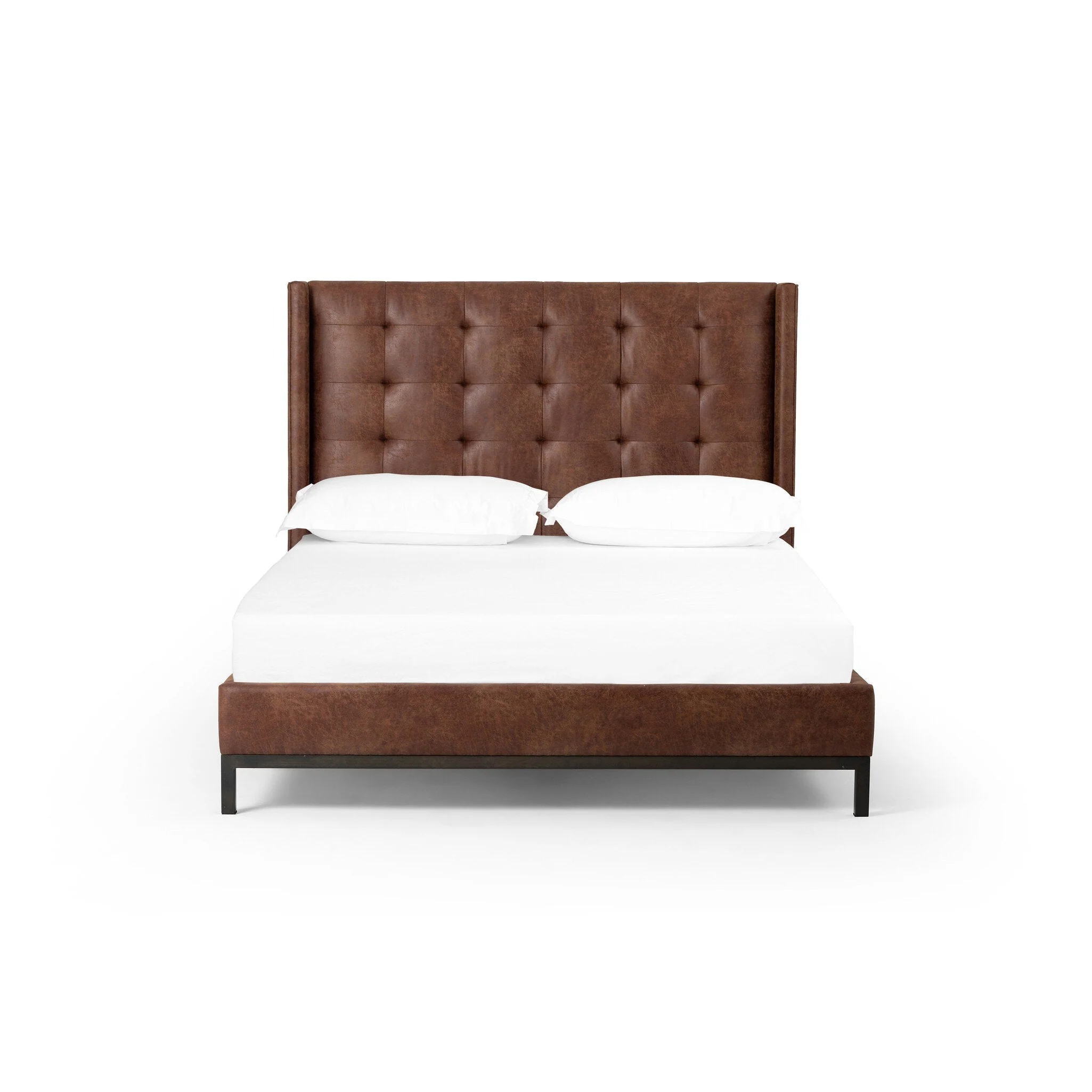 Newhall Bed - 55" - Vintage Tobacco | King - Image 1