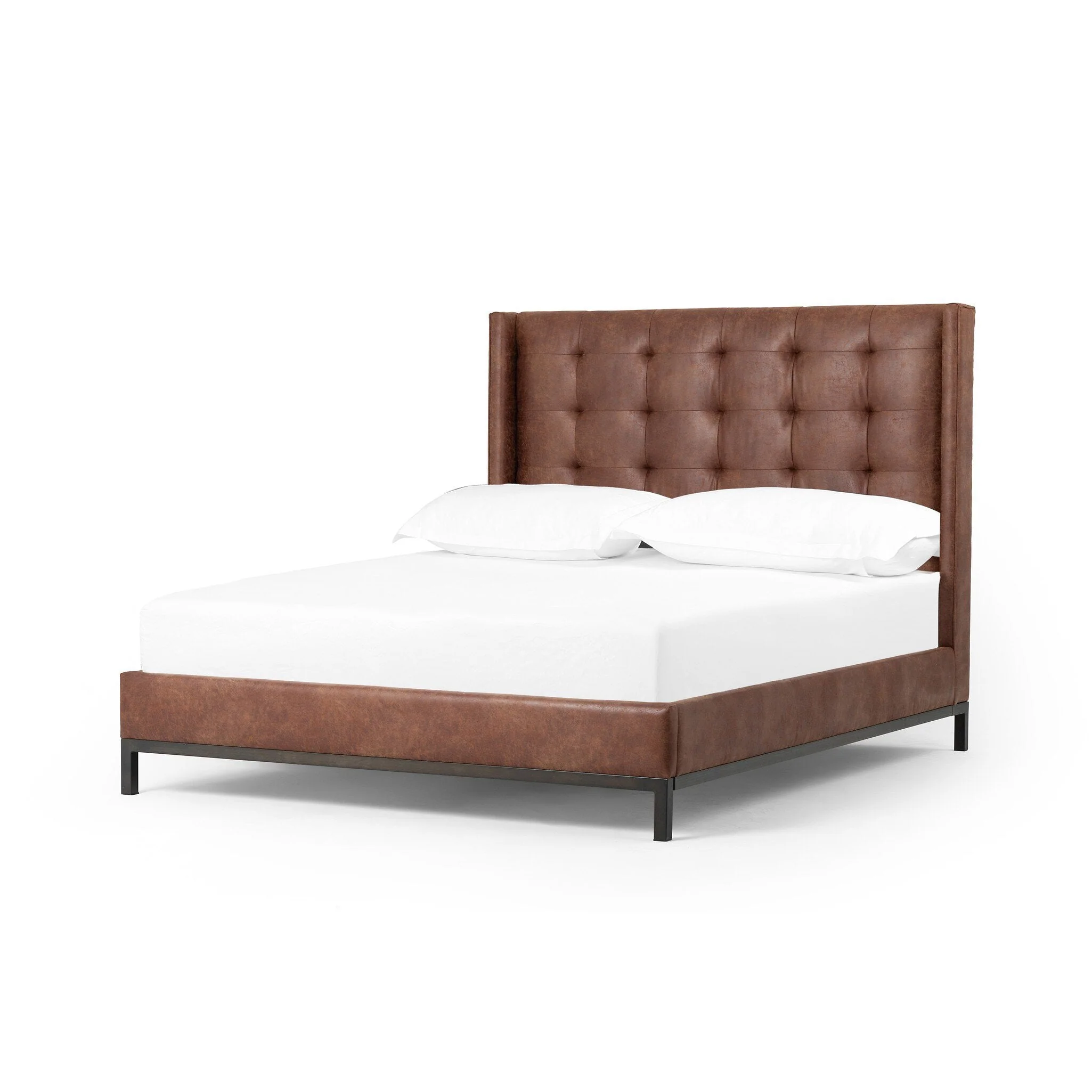 Newhall Bed - 55" - Vintage Tobacco | King - Image 2
