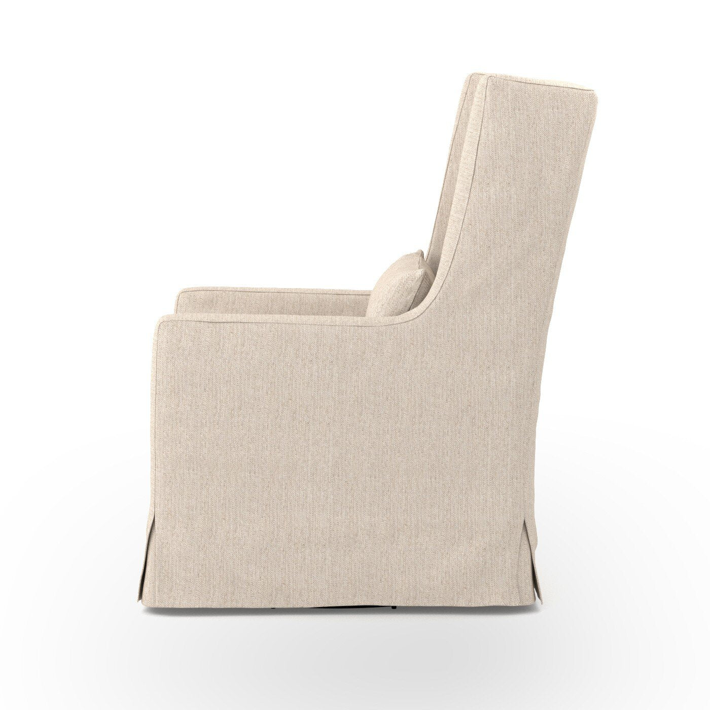Swivel Wing Chair - Jette Linen - Image 3
