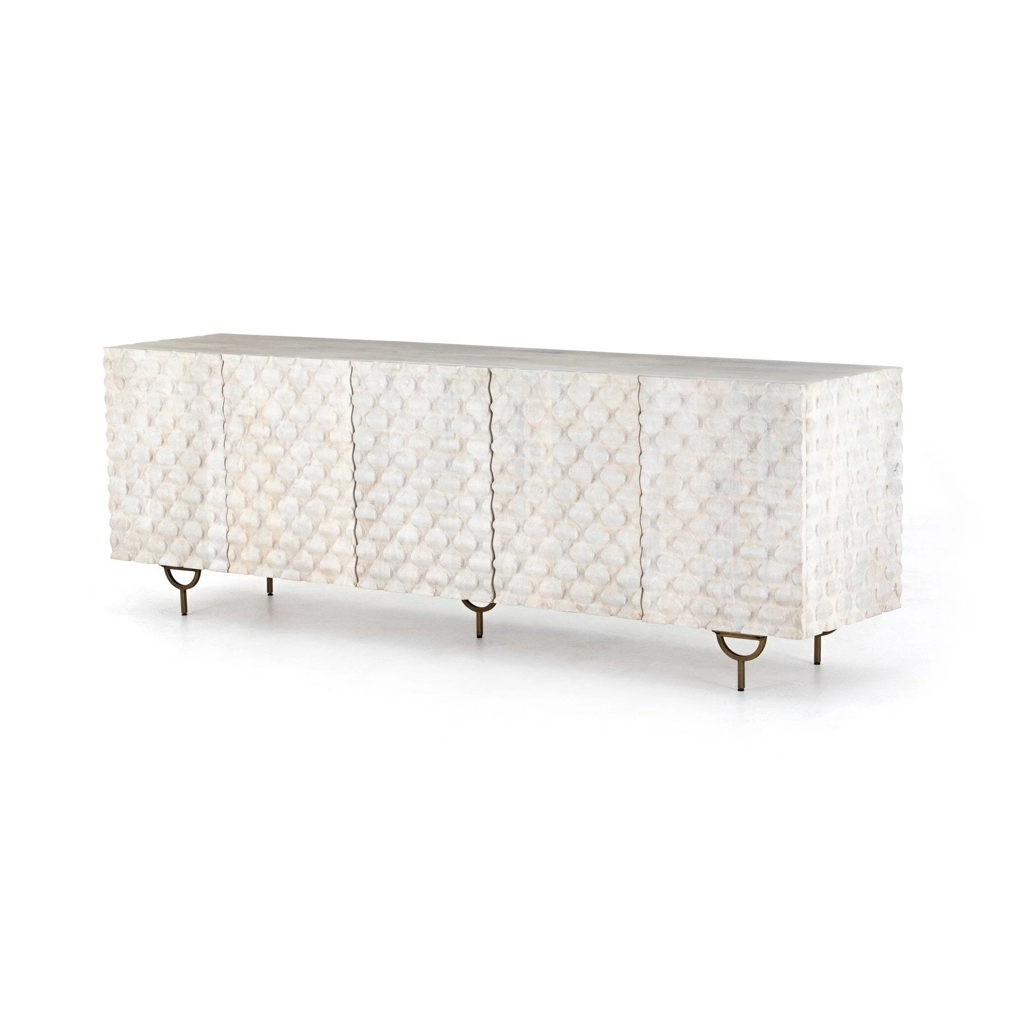 Rio Media Console - Antique Brass - Image 2