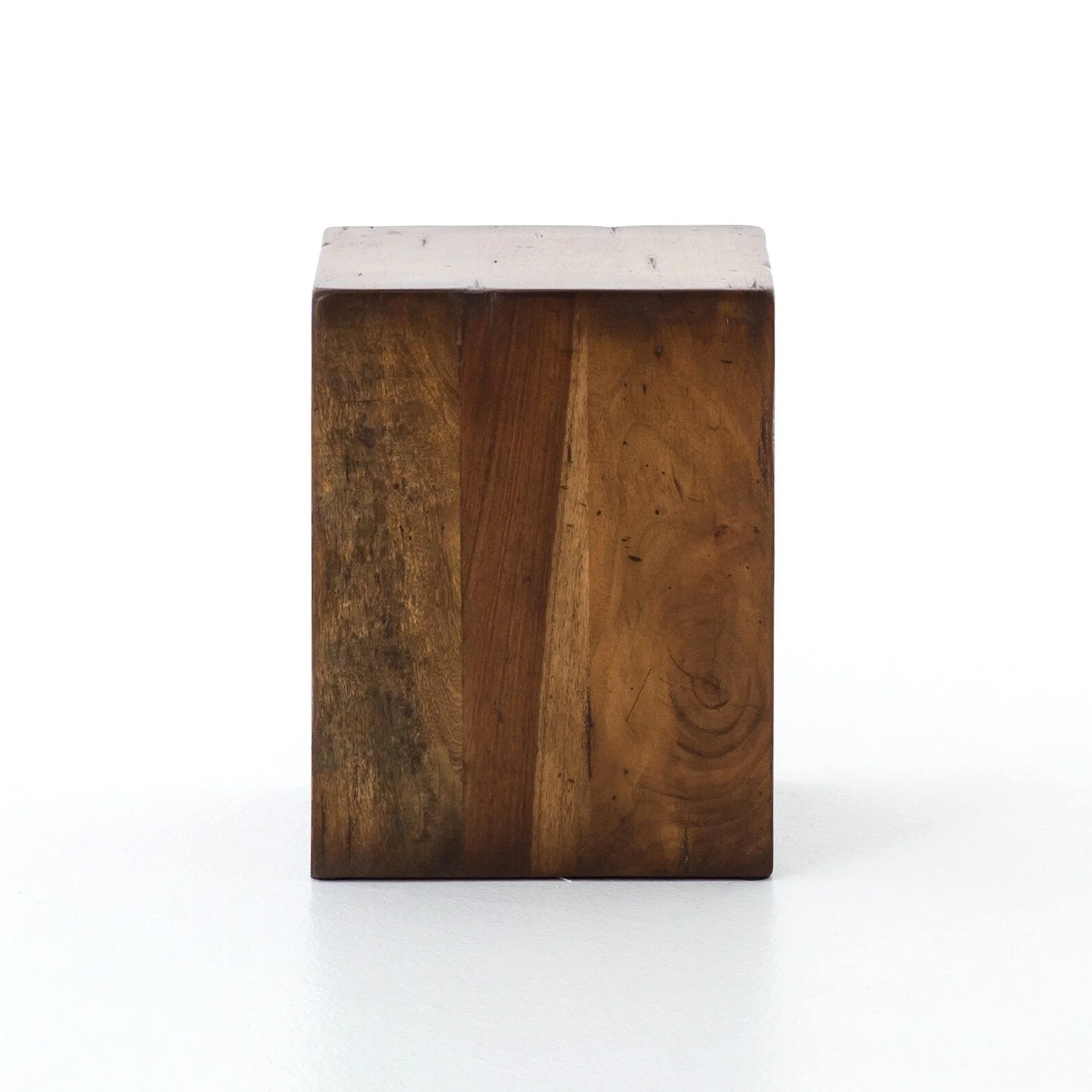 Duncan End Table - Reclaimed Fruitwood - Image 1