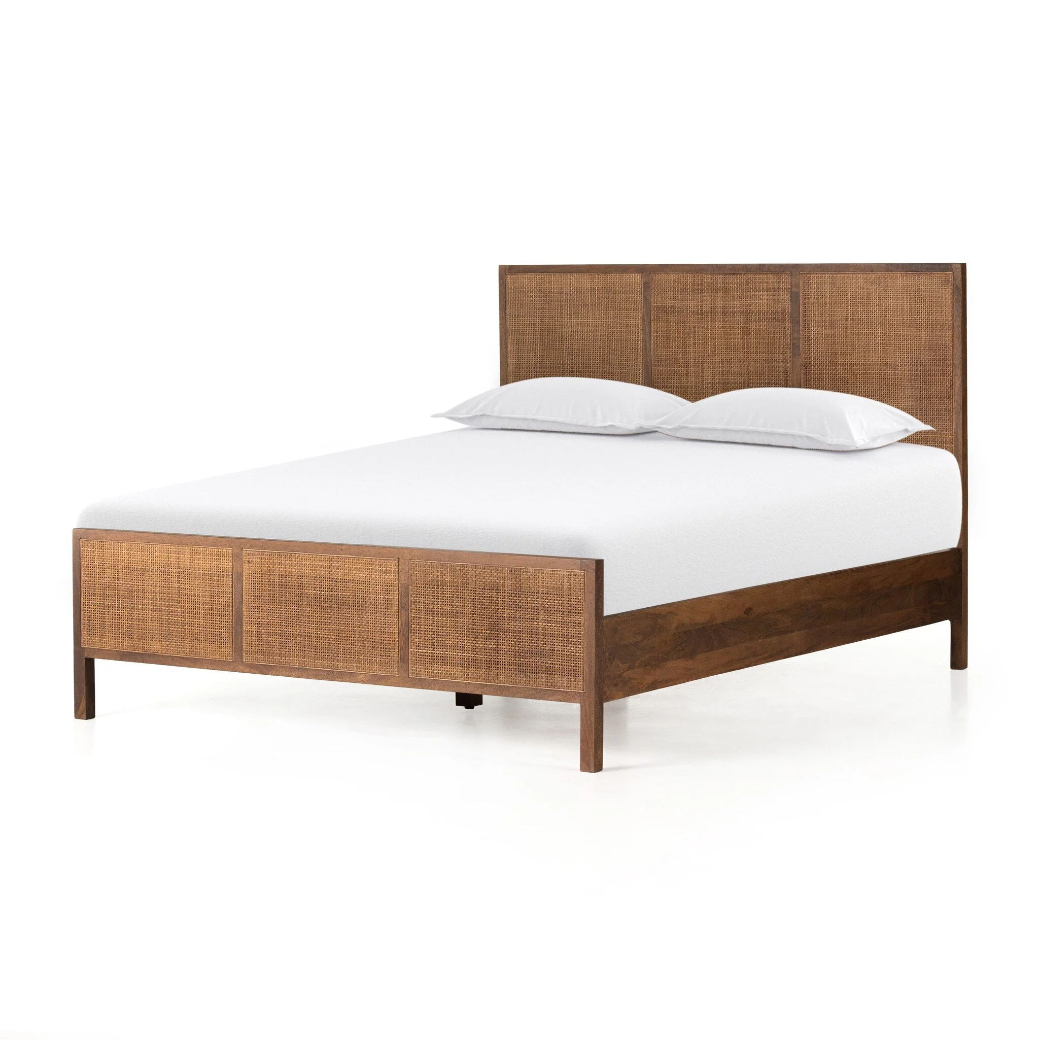 Sydney Bed - Brown Wash | Queen - Image 2