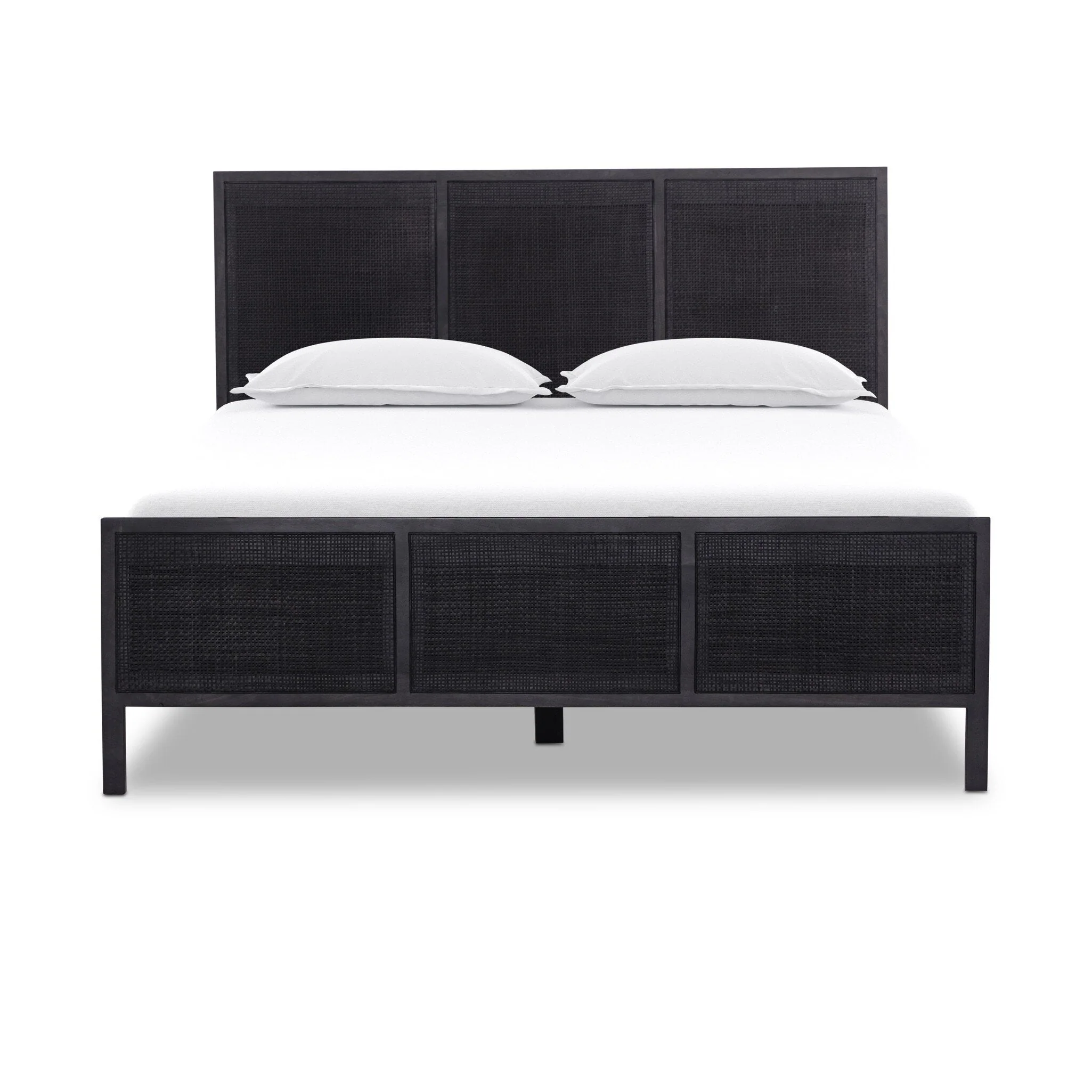 Sydney Bed - Black Wash | Queen - Image 1