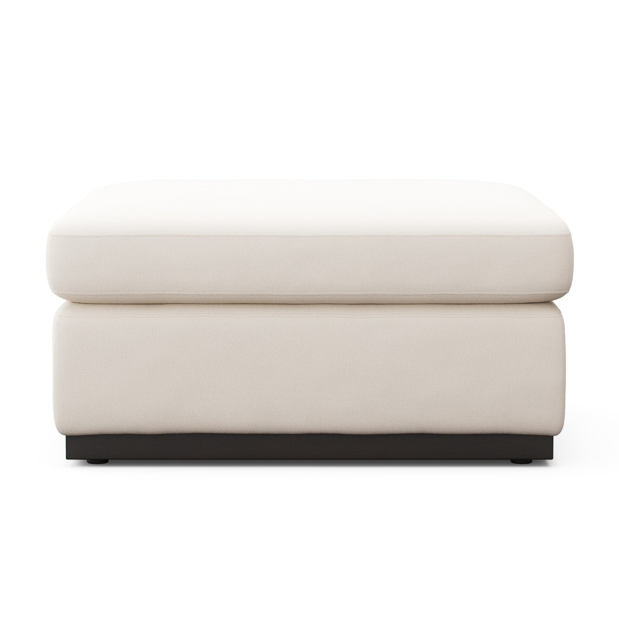 Colt Sectional Ottoman - Crypton Nomad Marshmallow - Image 1