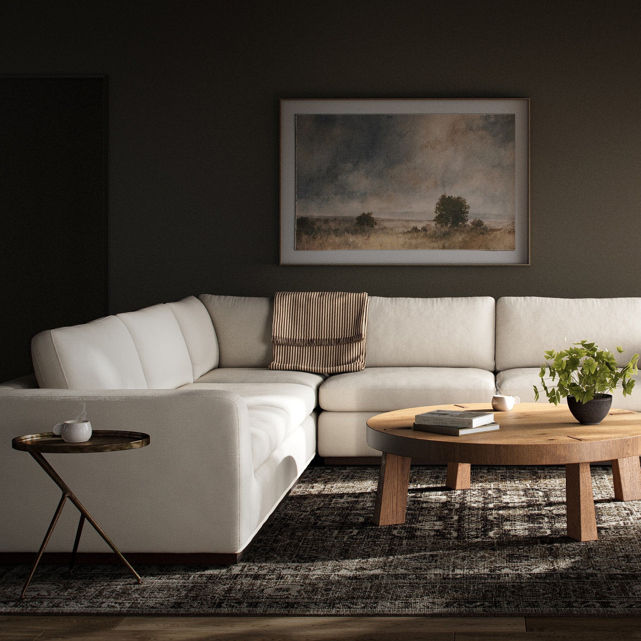 Colt 3-Piece Sectional - Crypton Nomad Marshmallow - Image 2