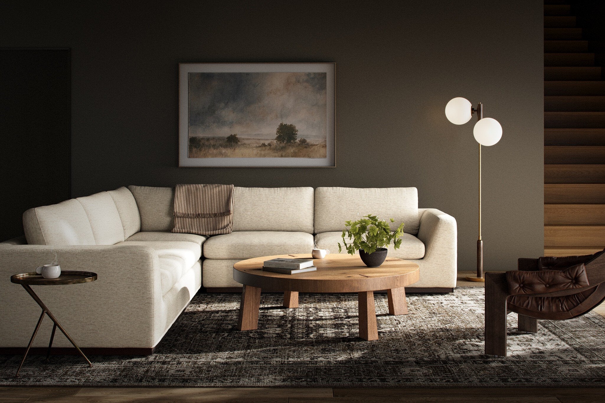 Colt 3-Piece Sectional - Crypton Nomad Snow - Image 3