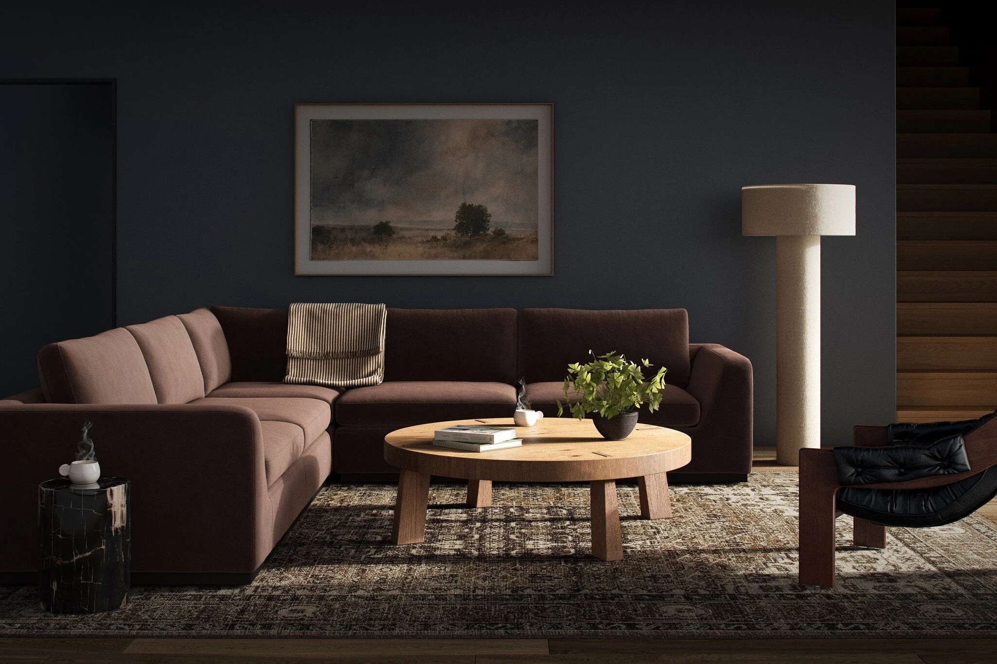 Colt 3-Piece Sectional - Surrey Cocoa - Image 3