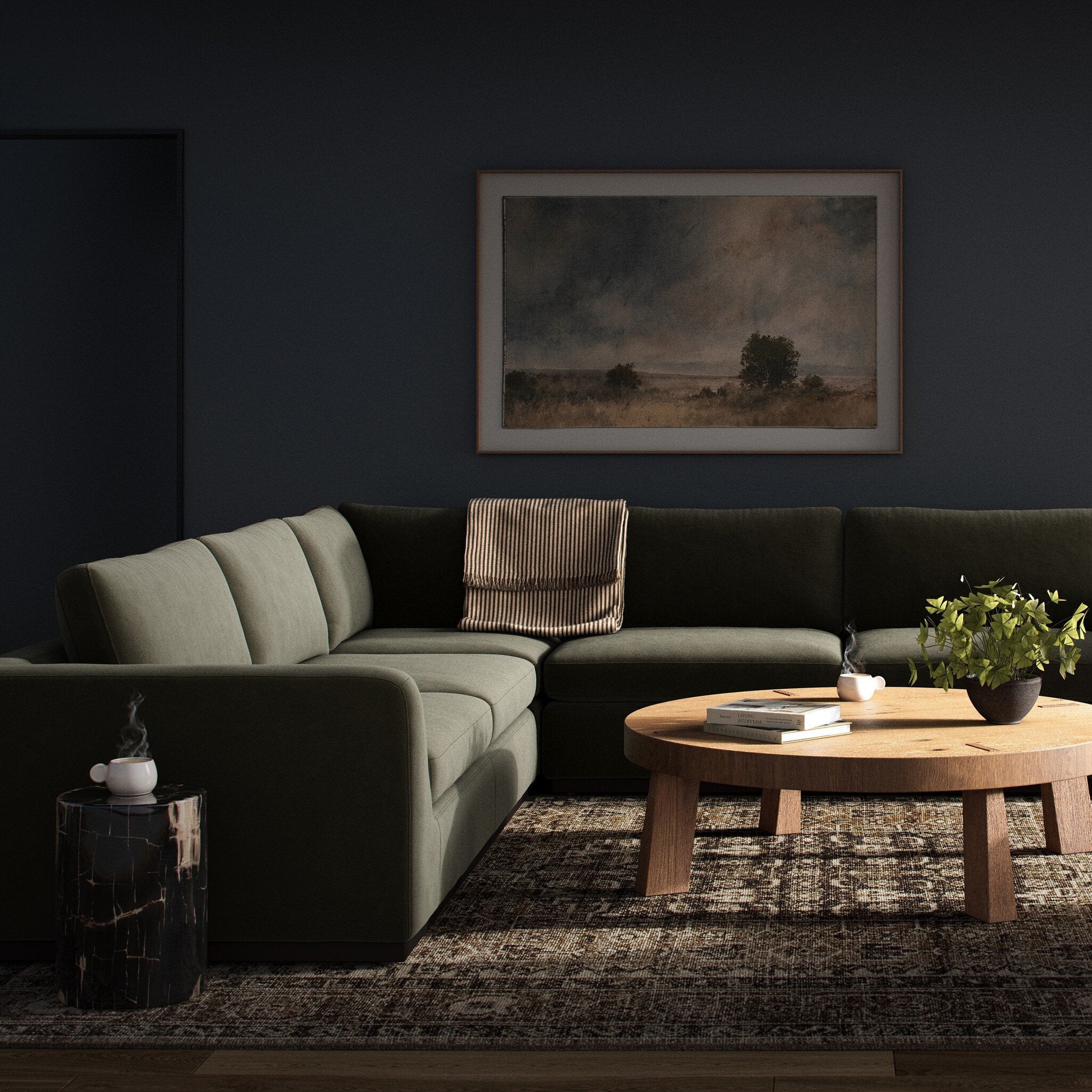 Colt 3-Piece Sectional - Surrey Olive - Image 2
