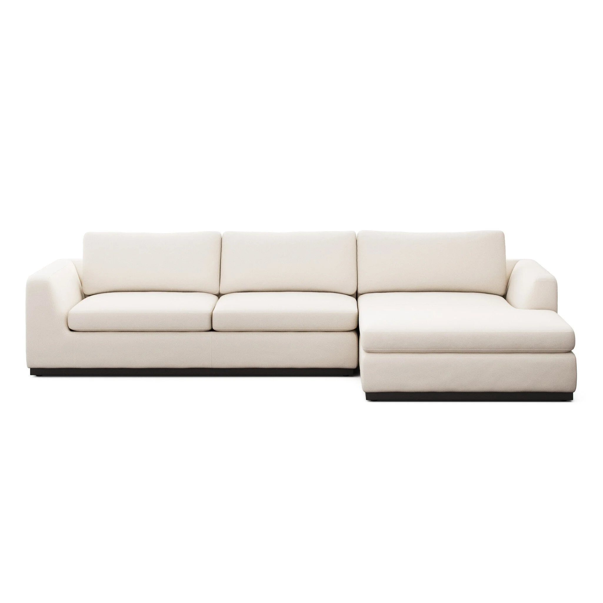 Colt 2-Piece Sectional - Crypton Nomad Marshmallow | RAF - Image 1