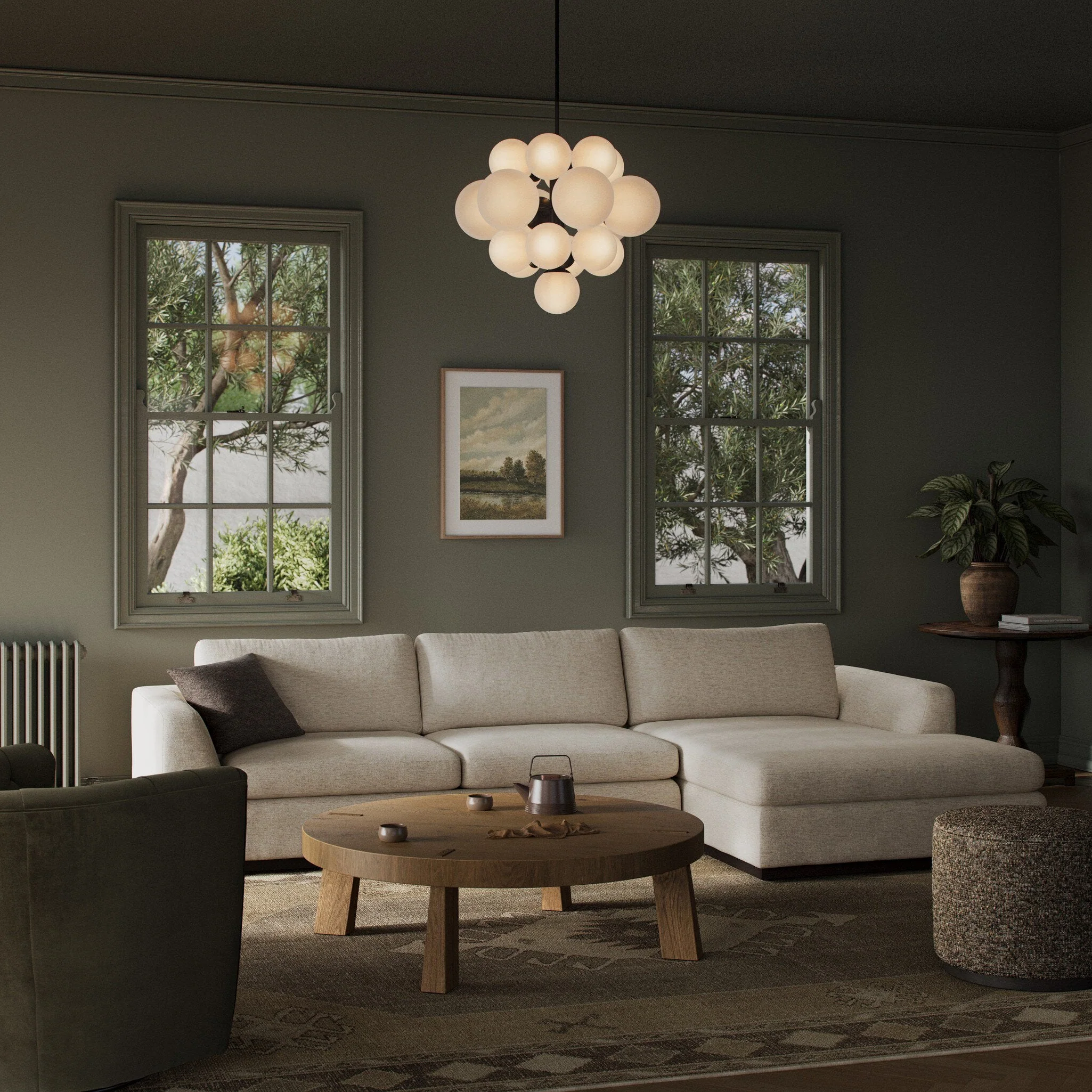 Colt 2-Piece Sectional - Crypton Nomad Snow | RAF - Image 2
