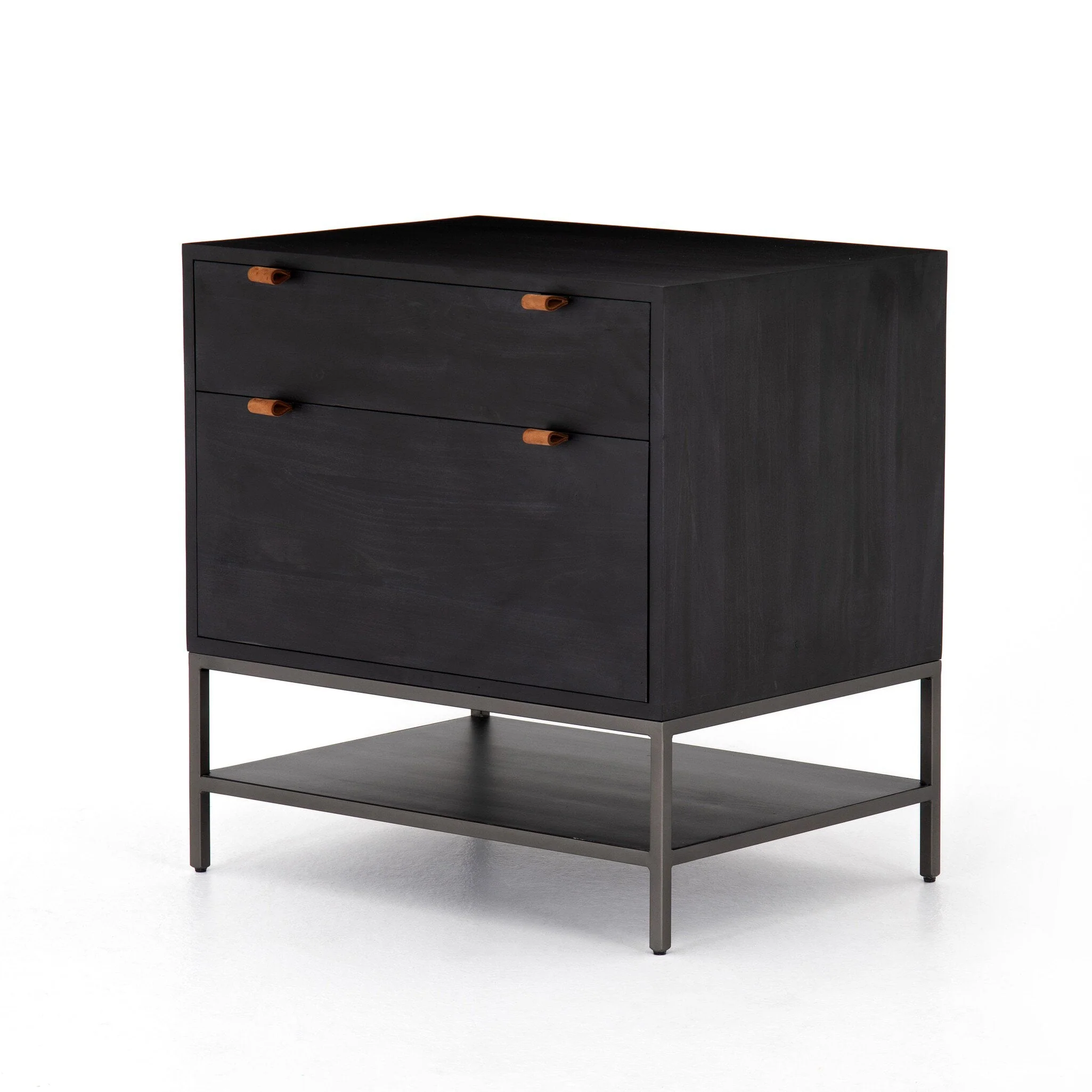 Trey Modular Filing Cabinet - Black Wash Poplar - Image 2