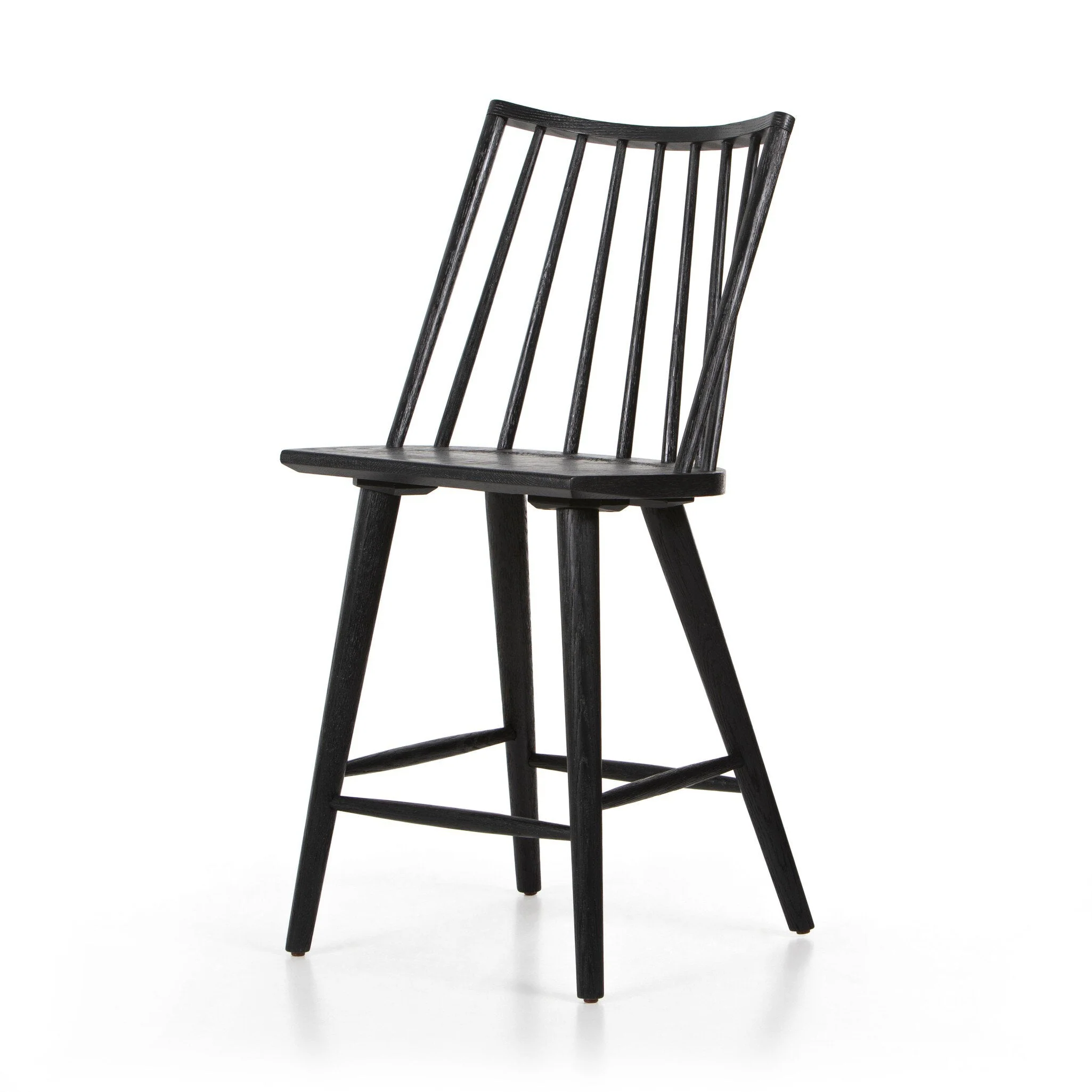 Lewis Windsor Counter Stool - Black Oak - Image 2