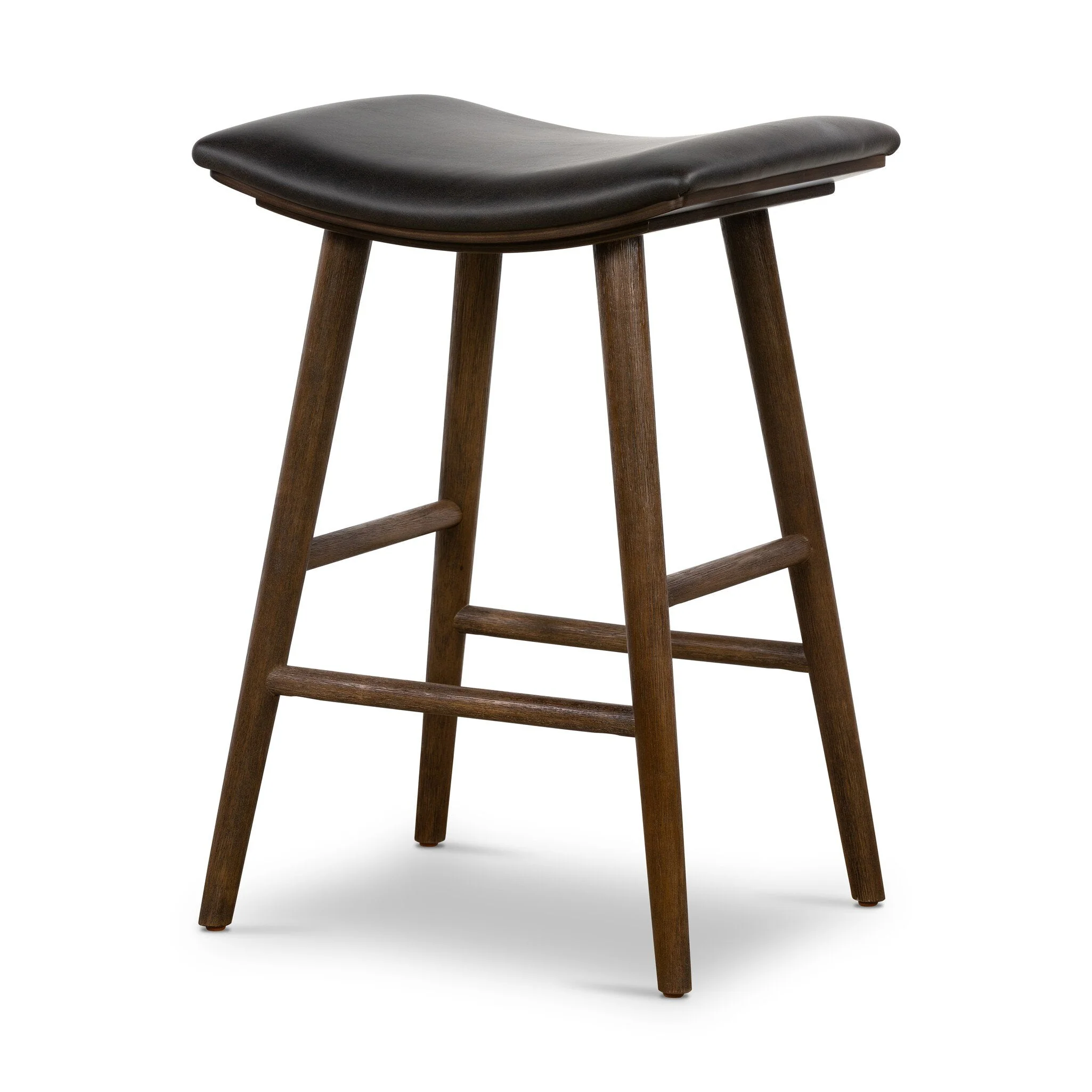Union Counter Stool - Distressed Black - Image 2