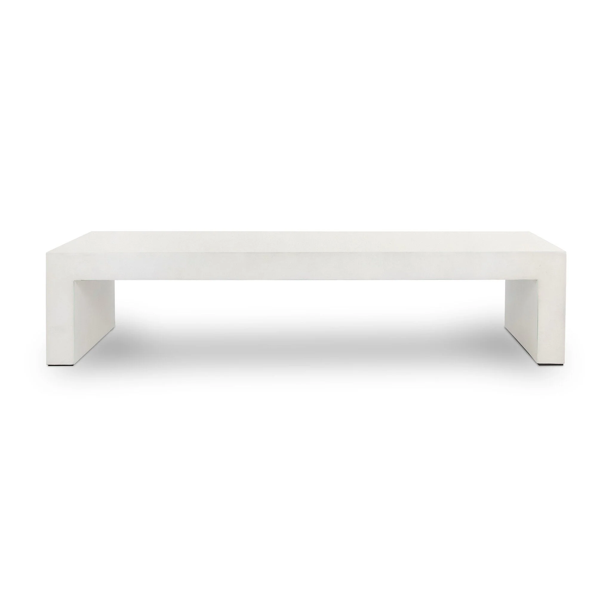 Parish Coffee Table - White Concrete - Image 1