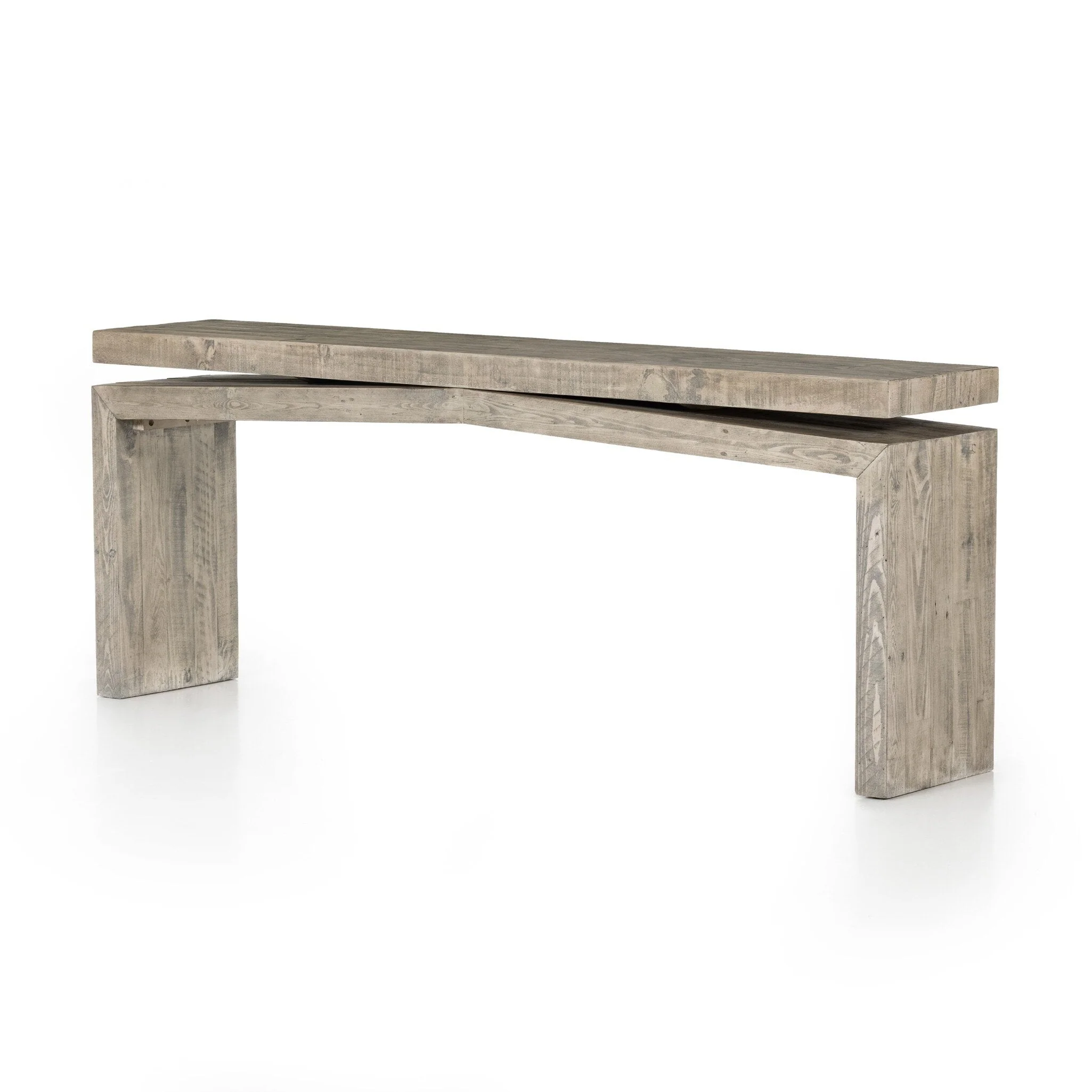 Matthes Console Table - 79" - Weathered Wheat - Image 2