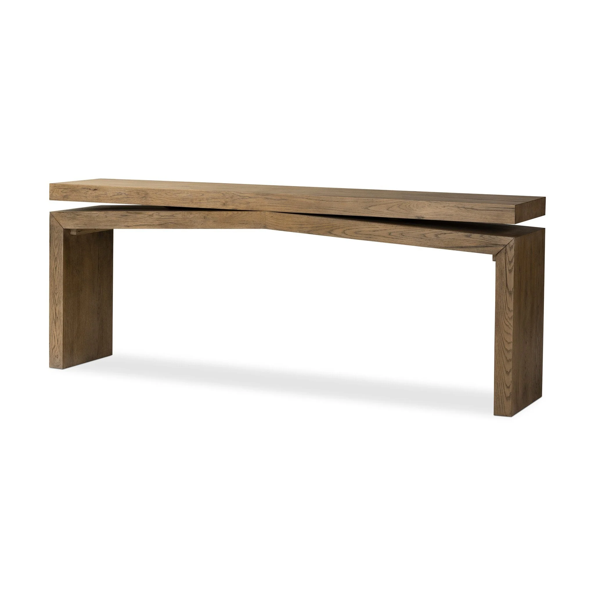 Matthes Console Table - 79" - Rustic Grey Veneer - Image 2